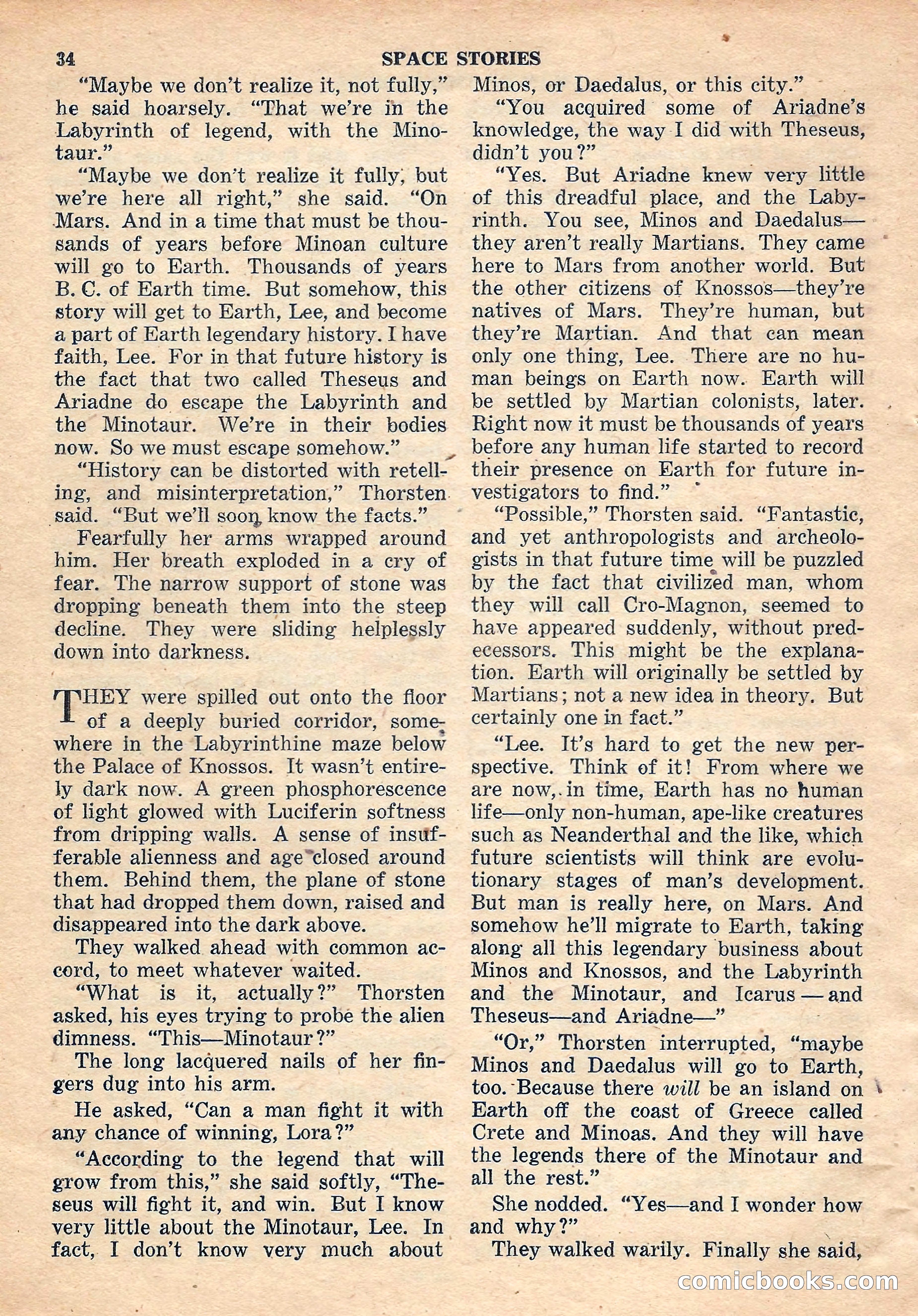 Space Stories, October 1952 — page 34 of 132