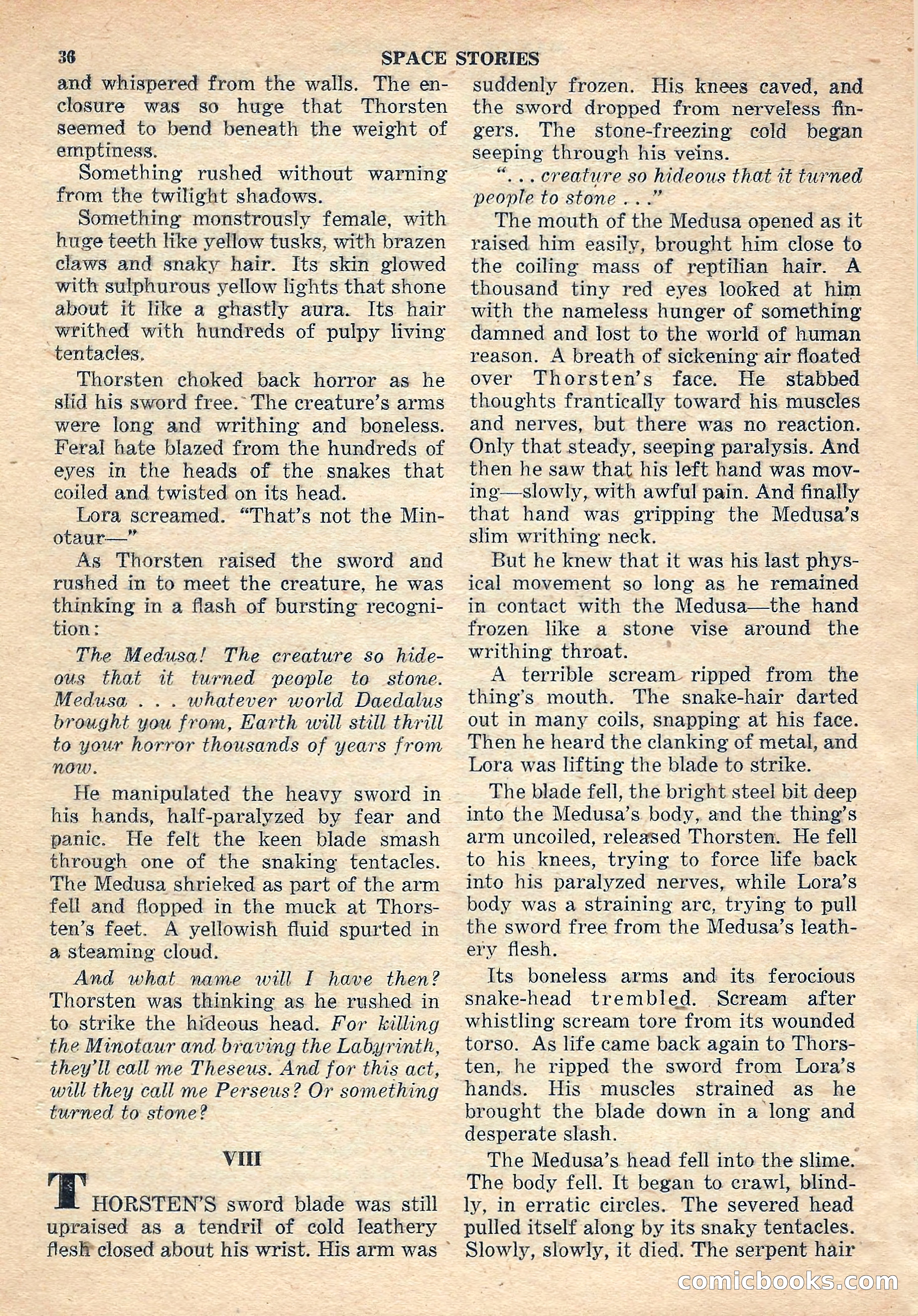 Space Stories, October 1952 — page 36 of 132
