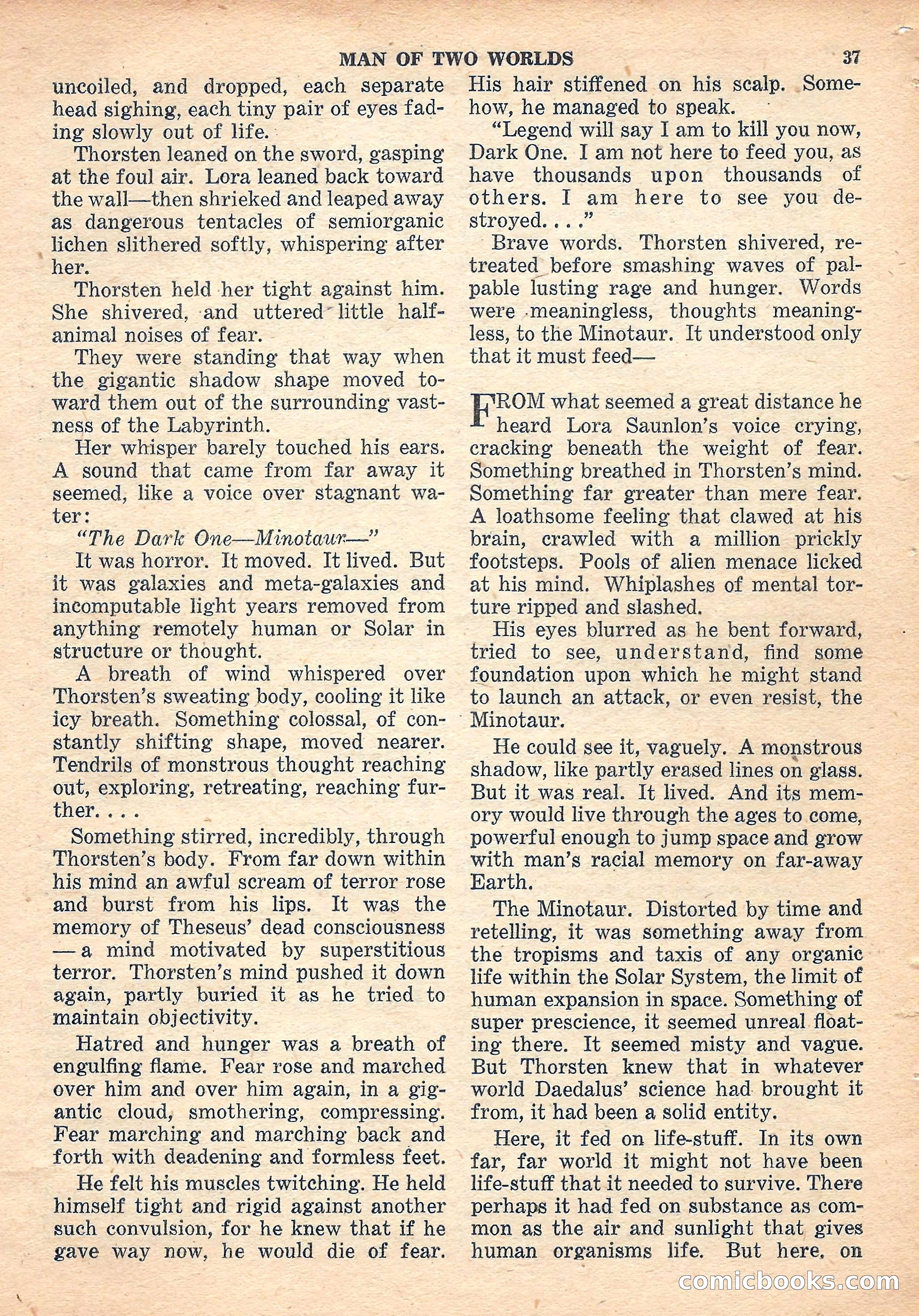 Space Stories, October 1952 — page 37 of 132
