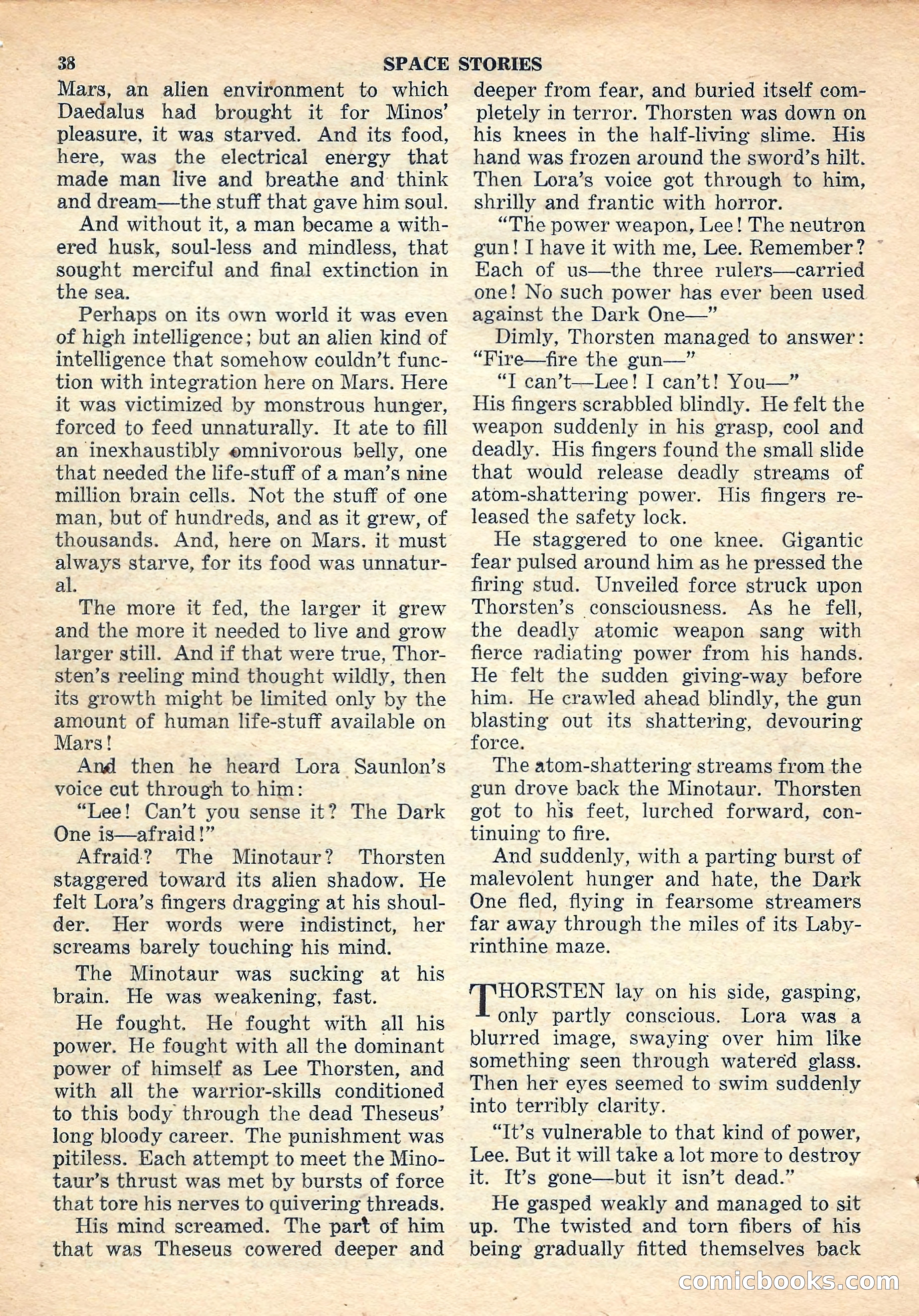Space Stories, October 1952 — page 38 of 132