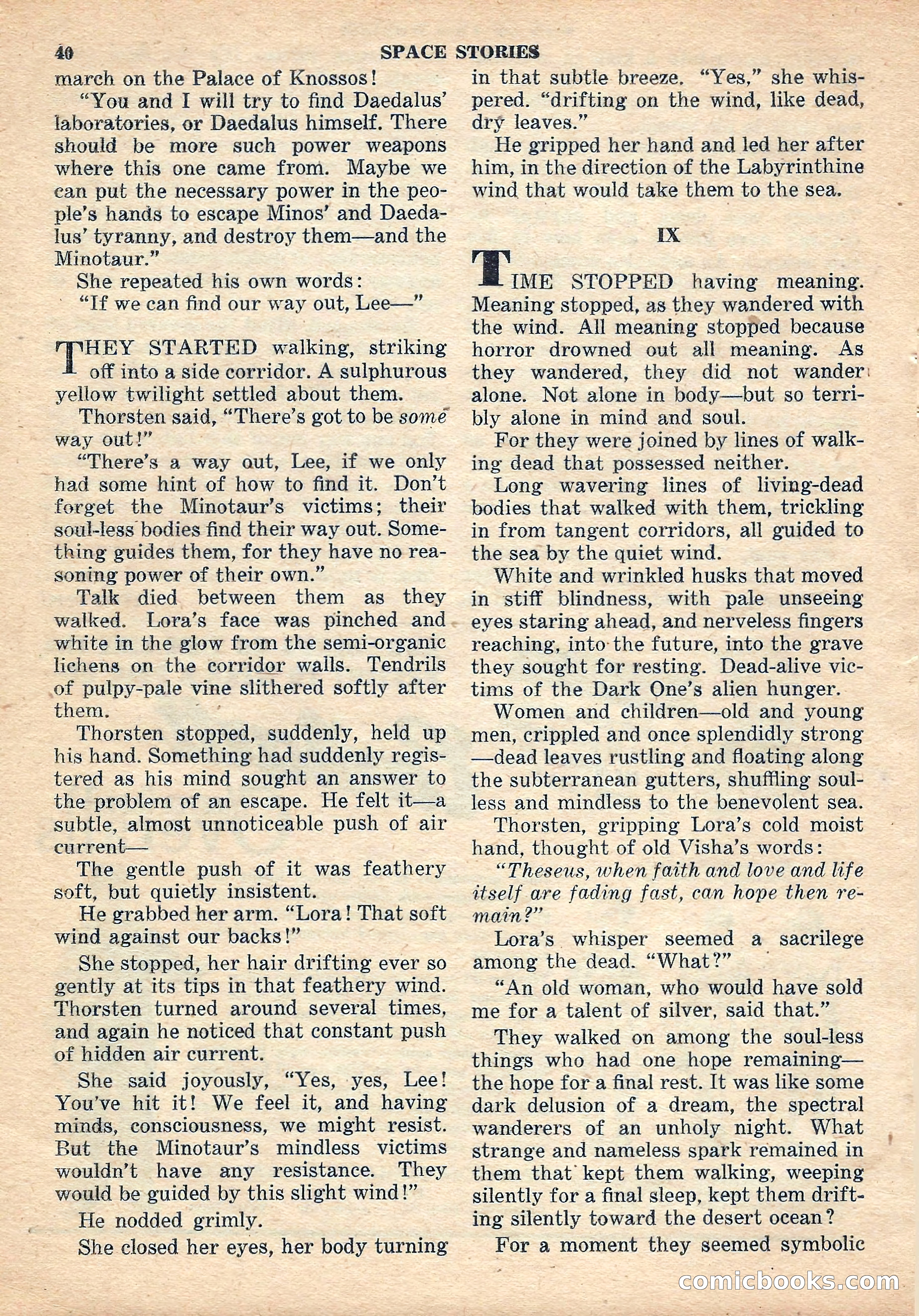 Space Stories, October 1952 — page 40 of 132
