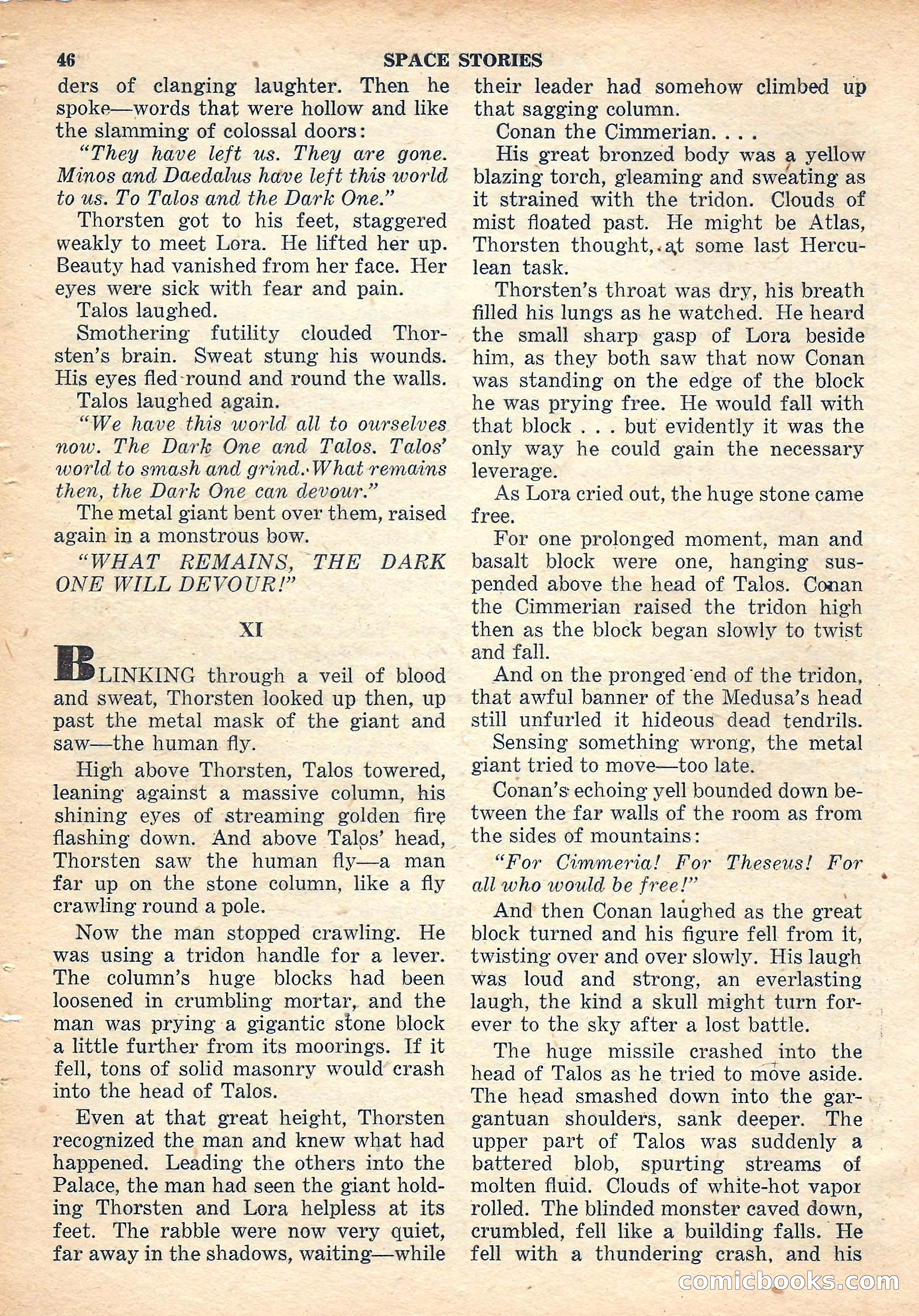 Space Stories, October 1952 — page 46 of 132