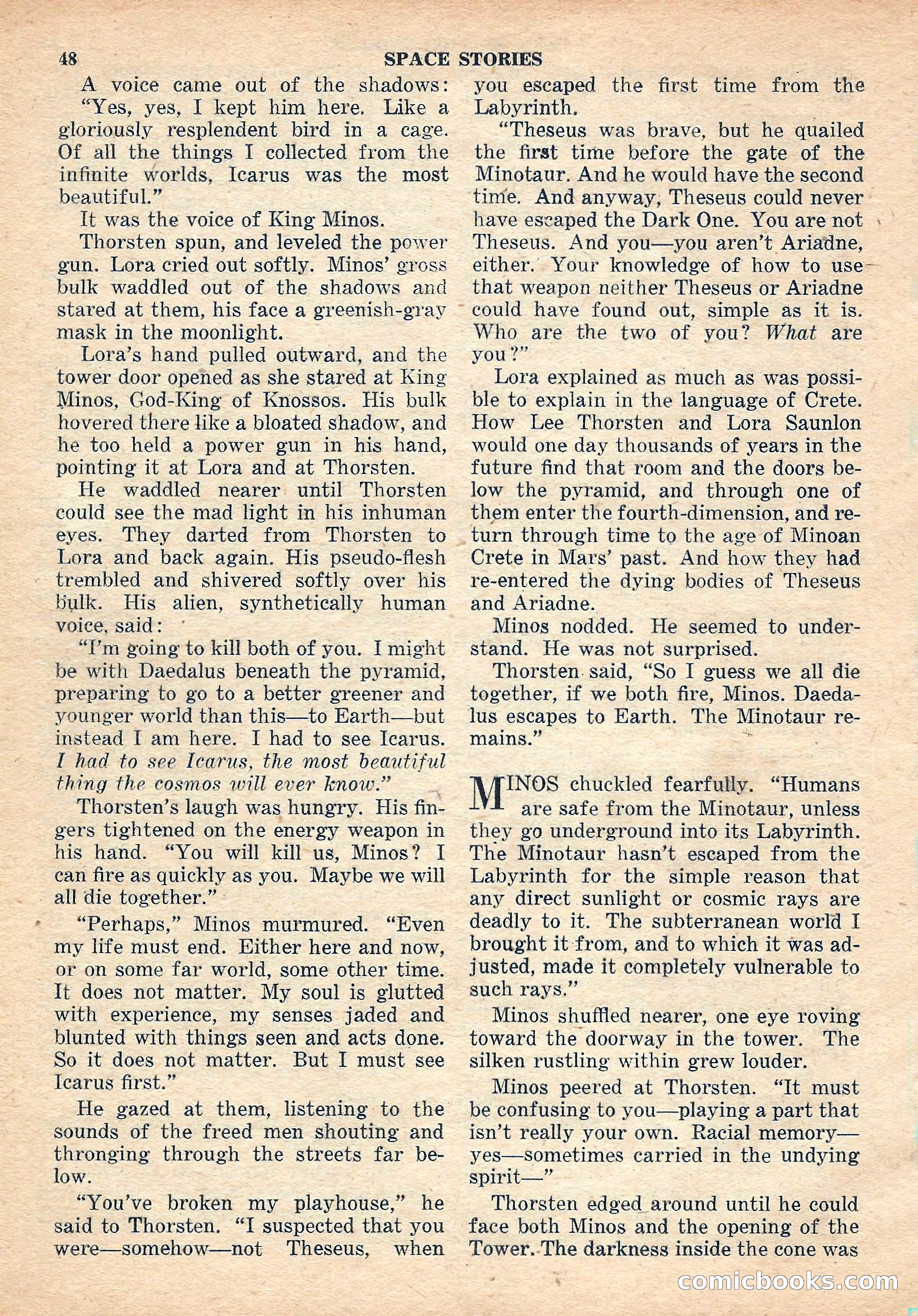 Space Stories, October 1952 — page 48 of 132