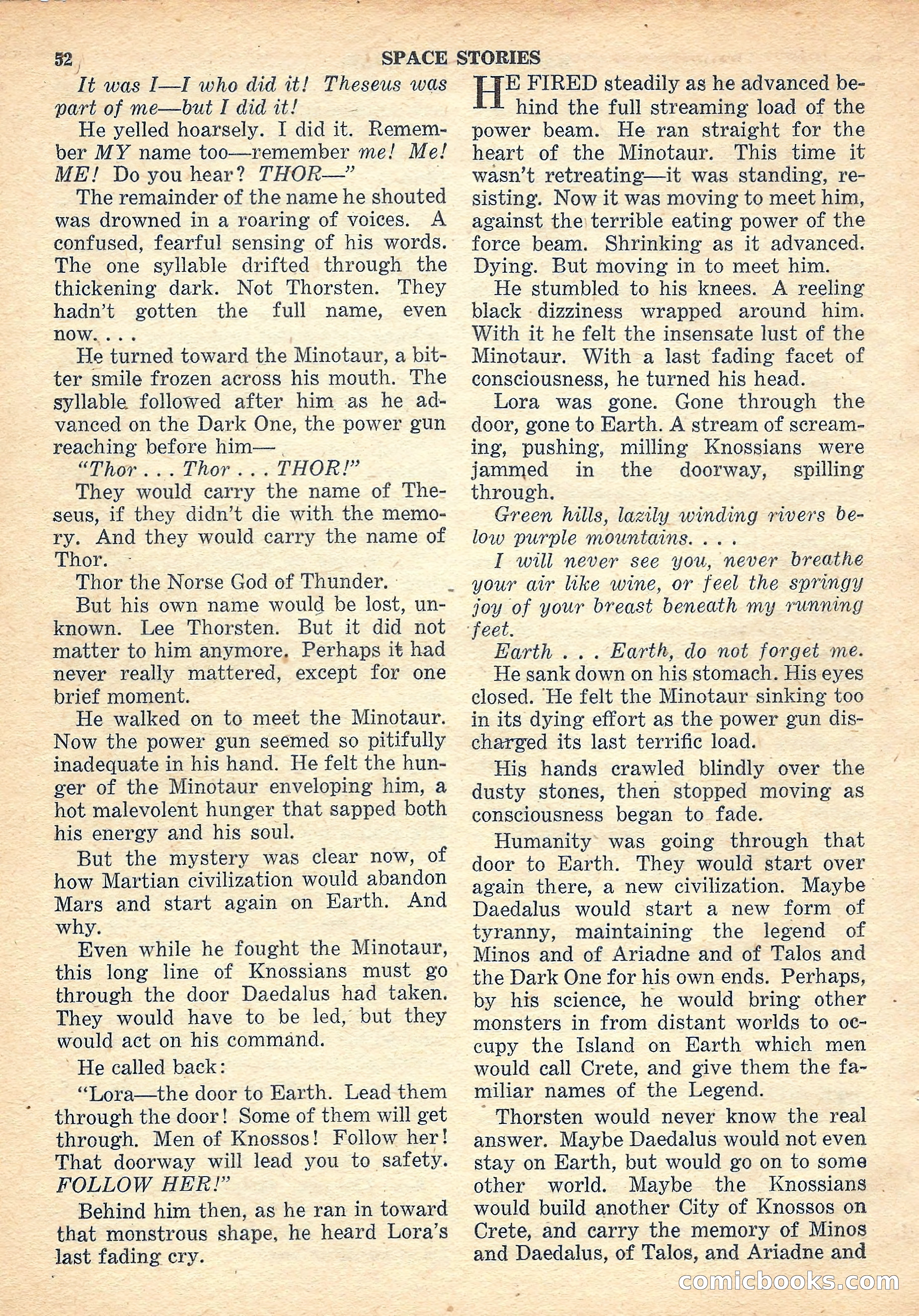 Space Stories, October 1952 — page 52 of 132