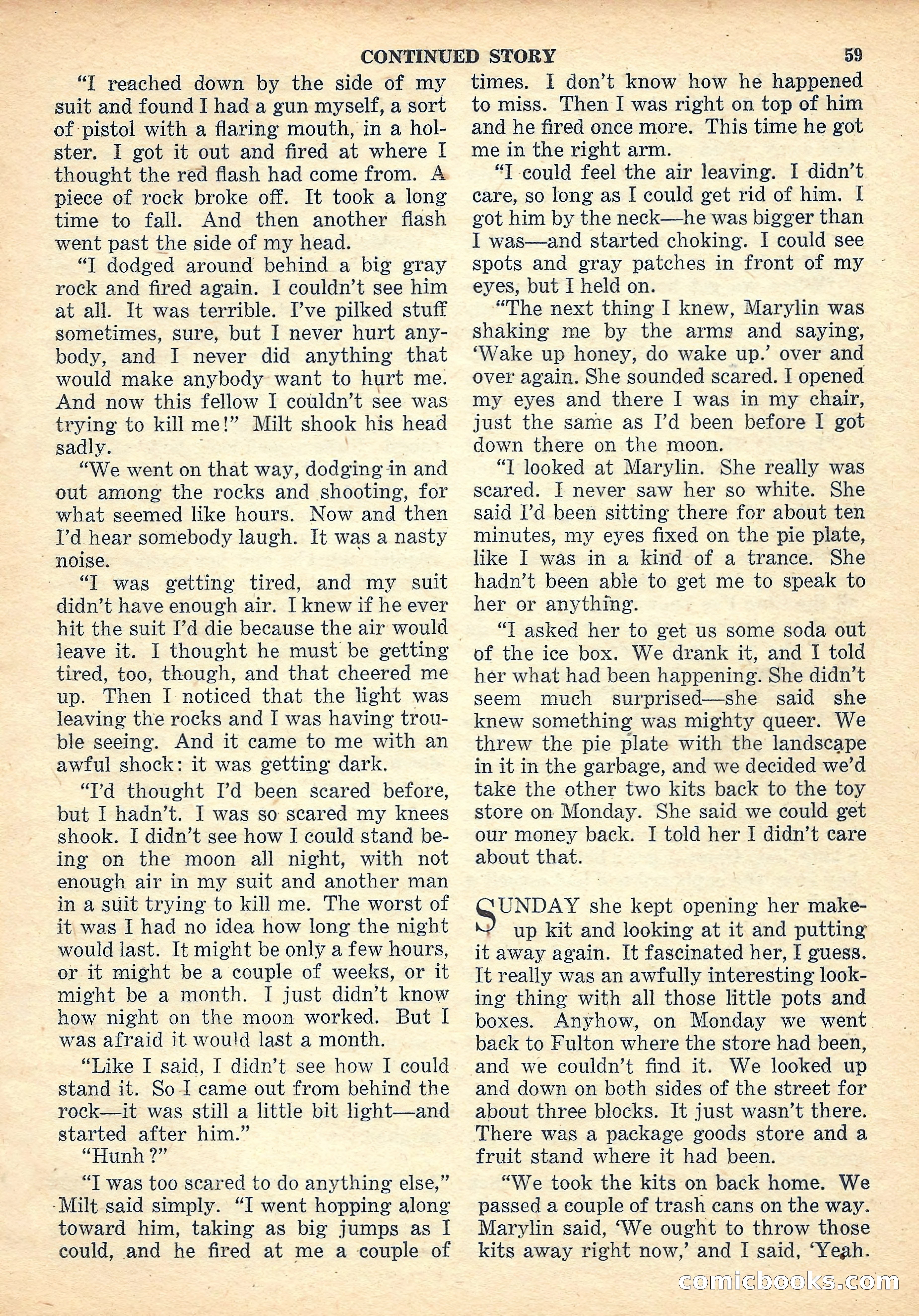 Space Stories, October 1952 — page 59 of 132