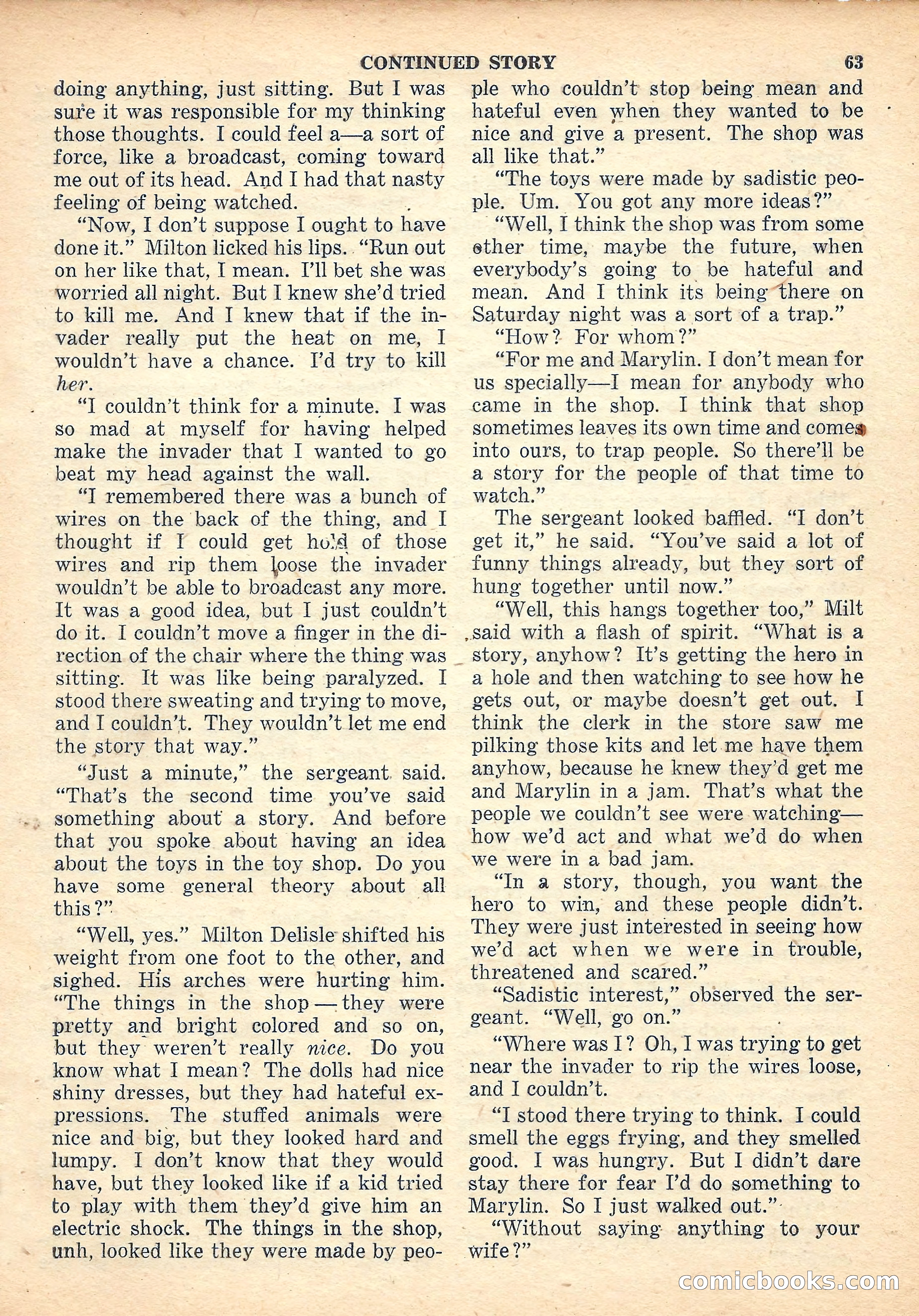 Space Stories, October 1952 — page 63 of 132