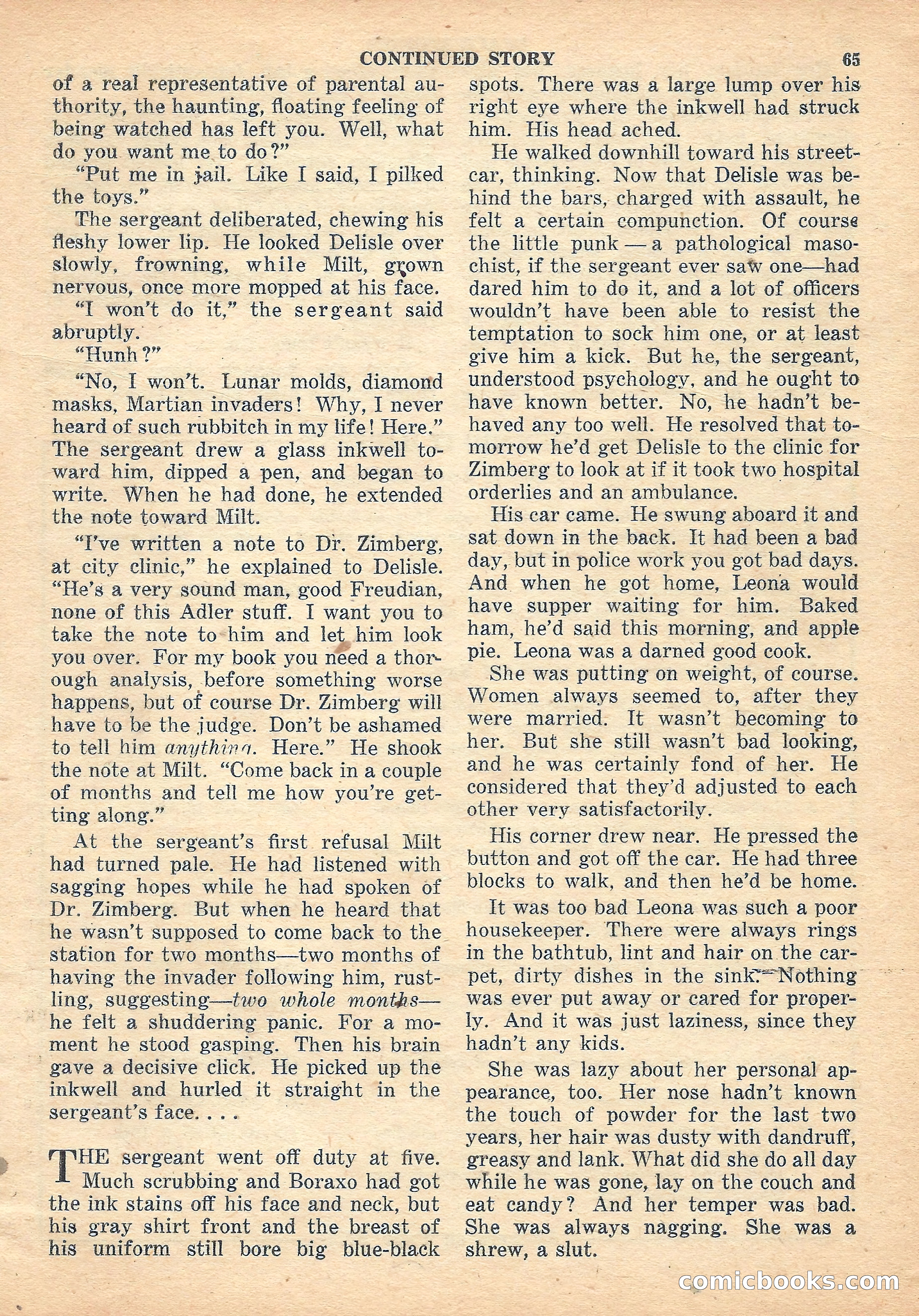 Space Stories, October 1952 — page 65 of 132