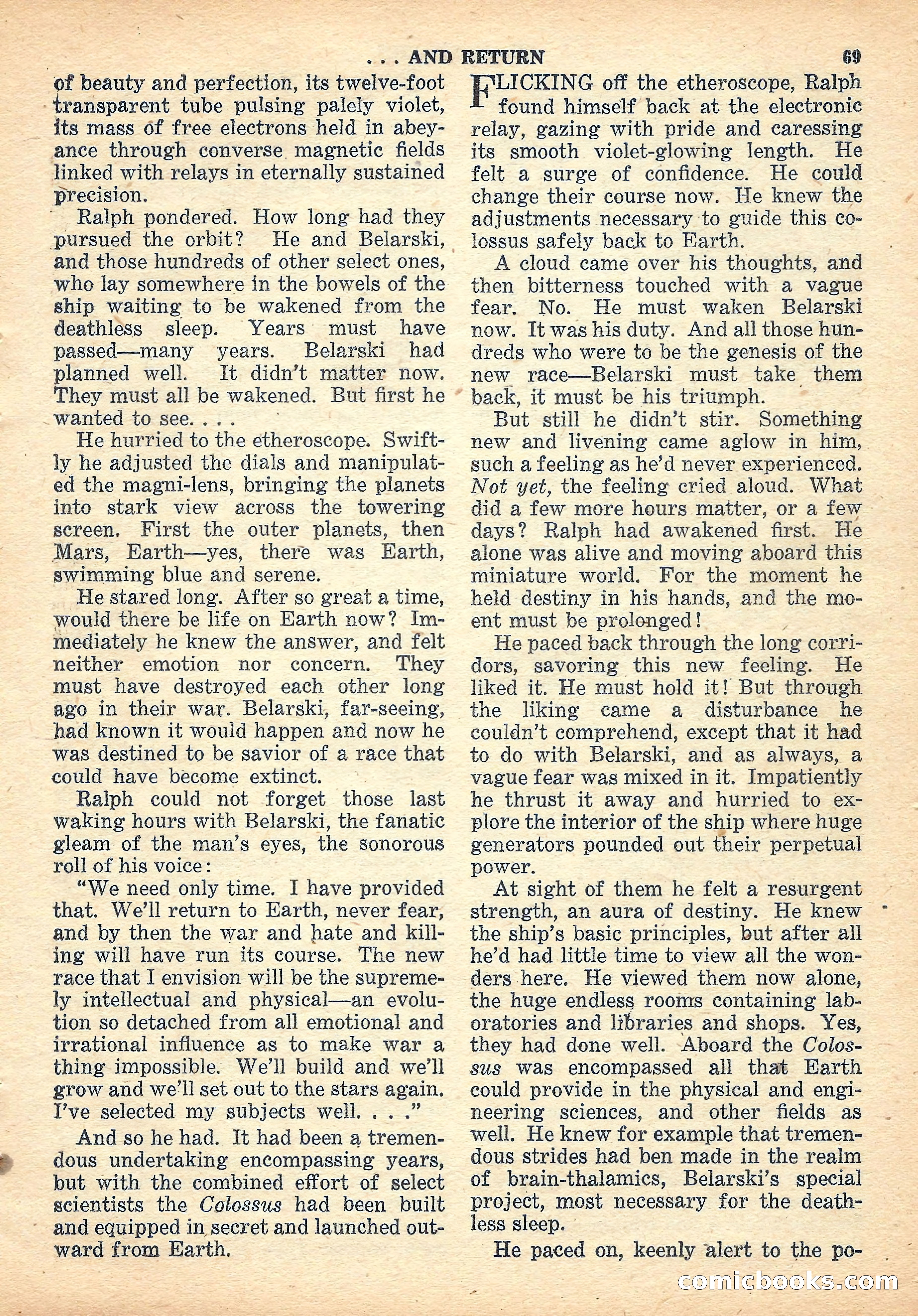 Space Stories, October 1952 — page 69 of 132