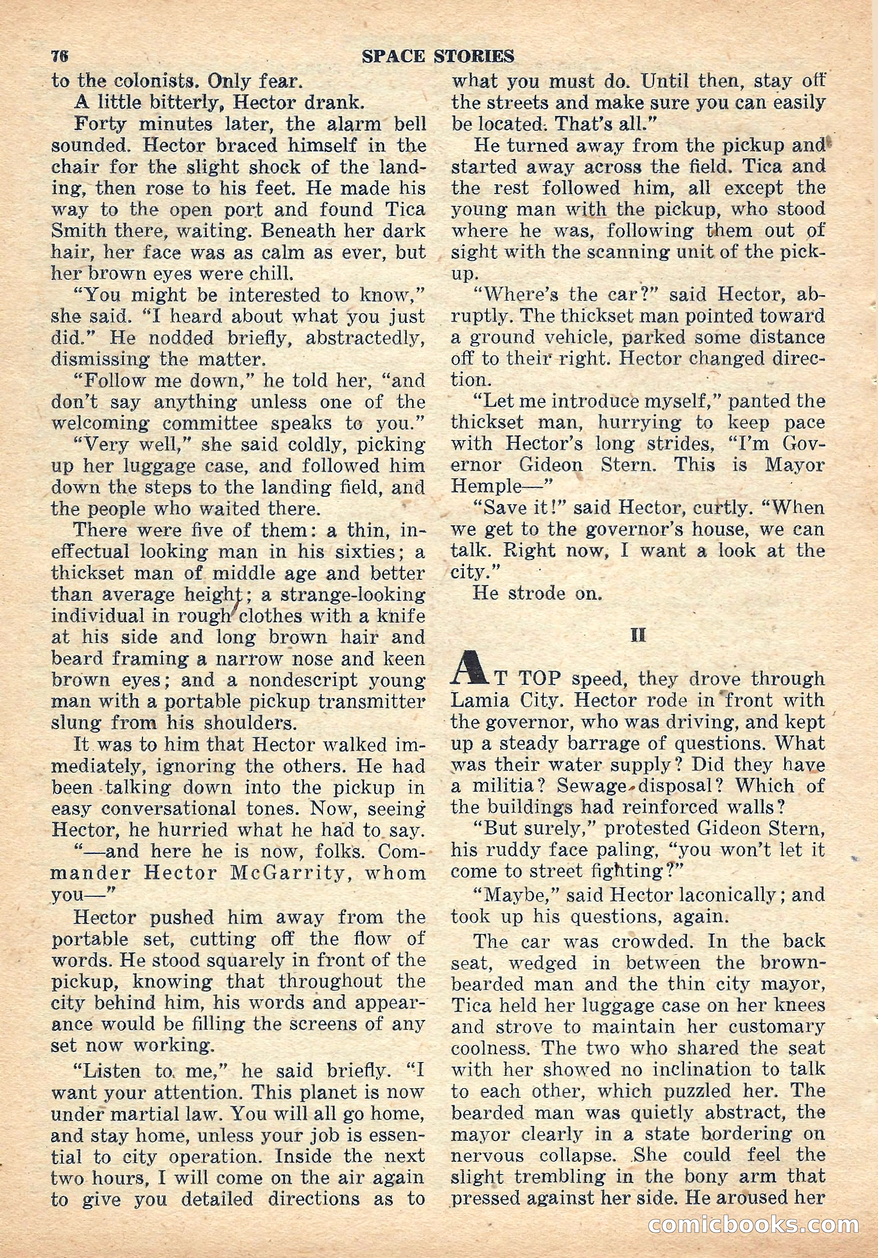 Space Stories, October 1952 — page 76 of 132