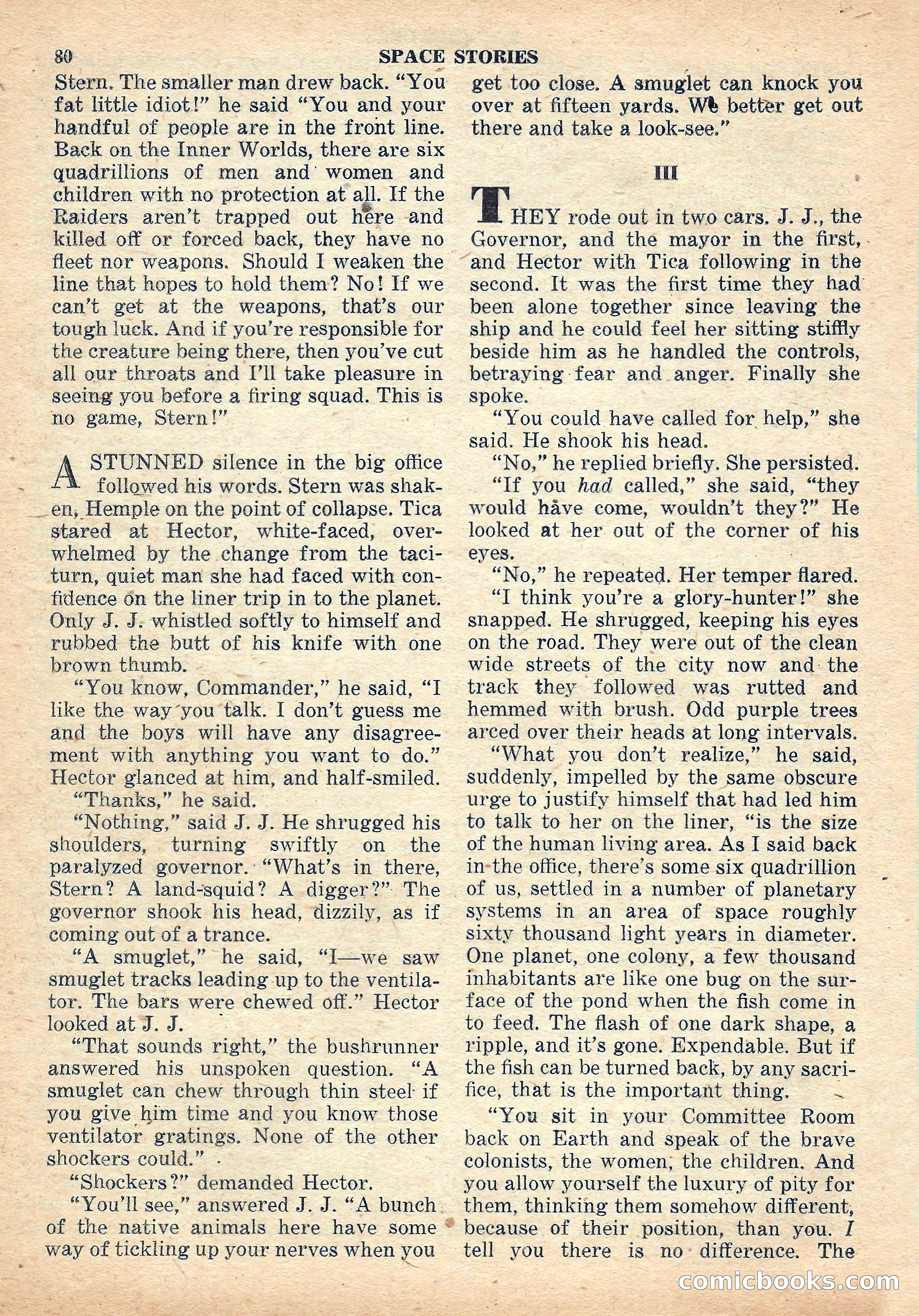 Space Stories, October 1952 — page 80 of 132