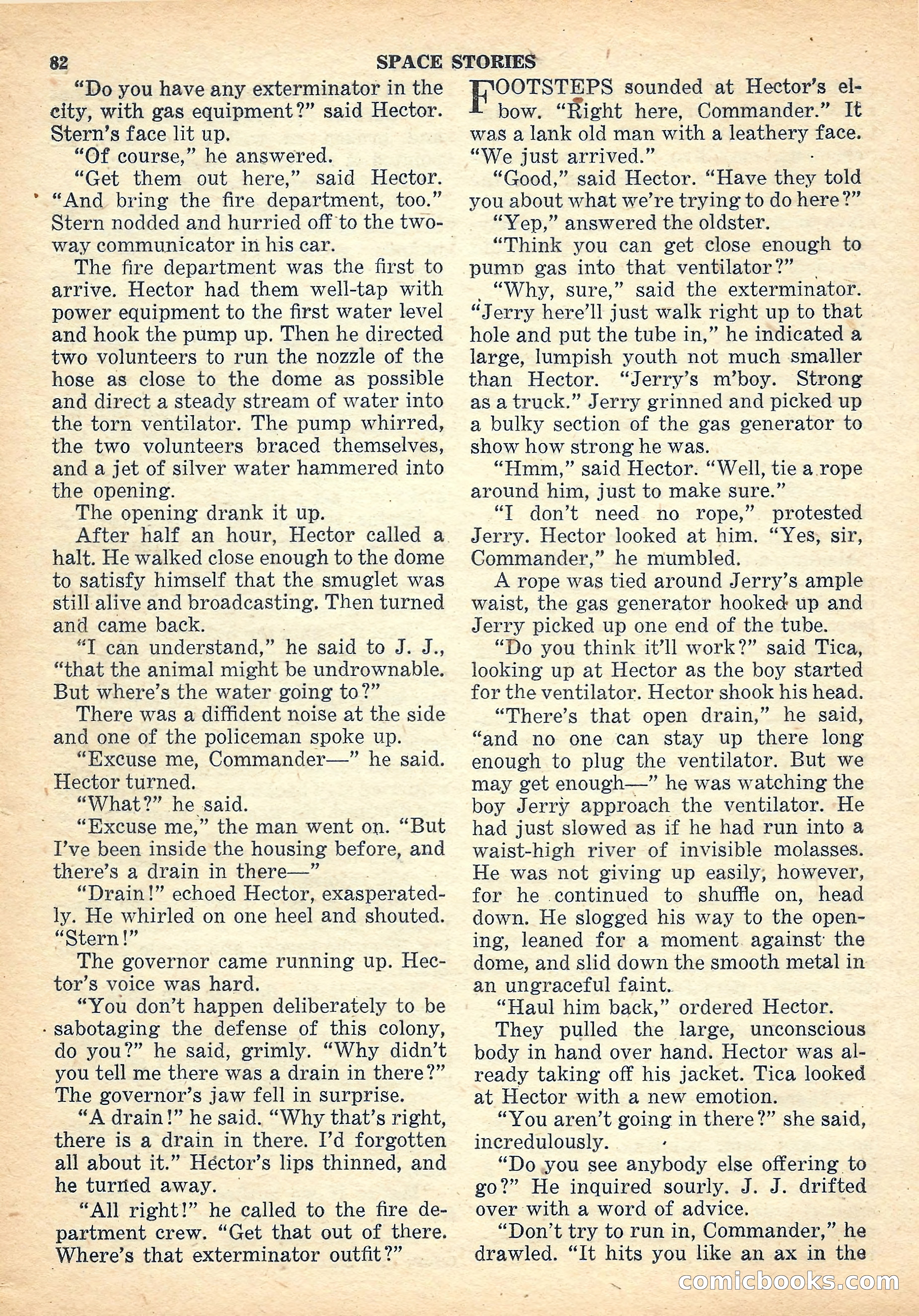 Space Stories, October 1952 — page 82 of 132
