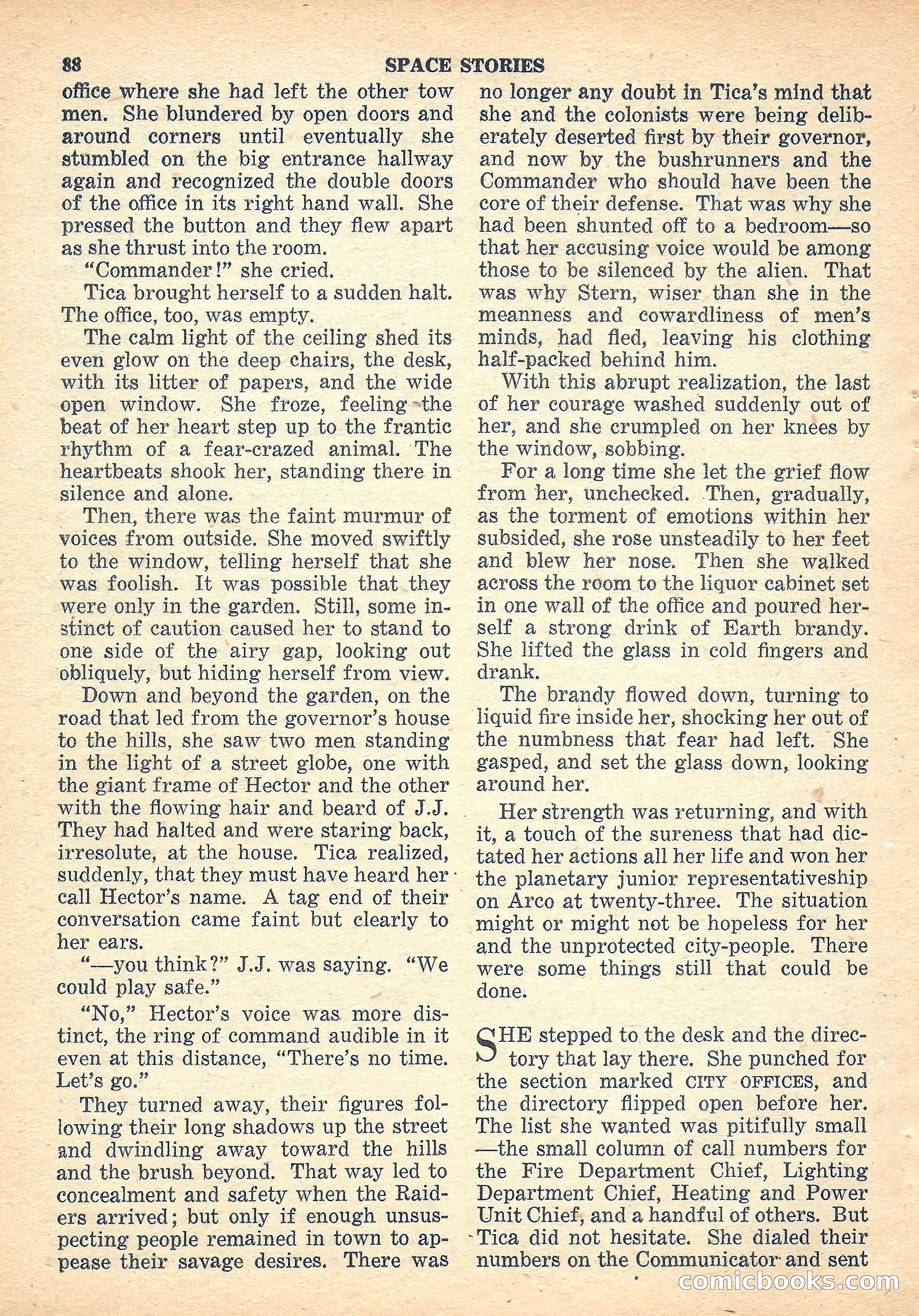Space Stories, October 1952 — page 88 of 132