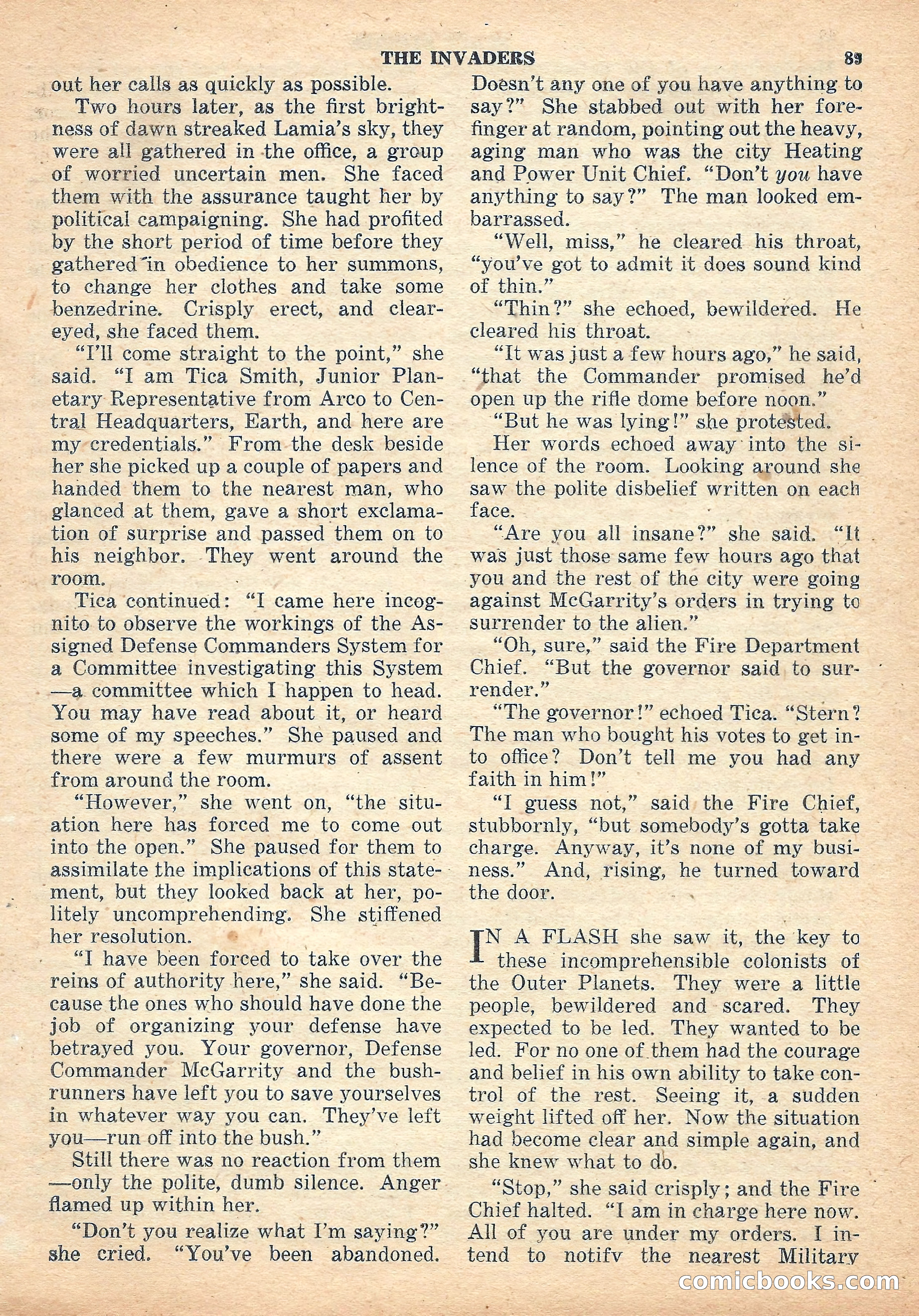 Space Stories, October 1952 — page 89 of 132