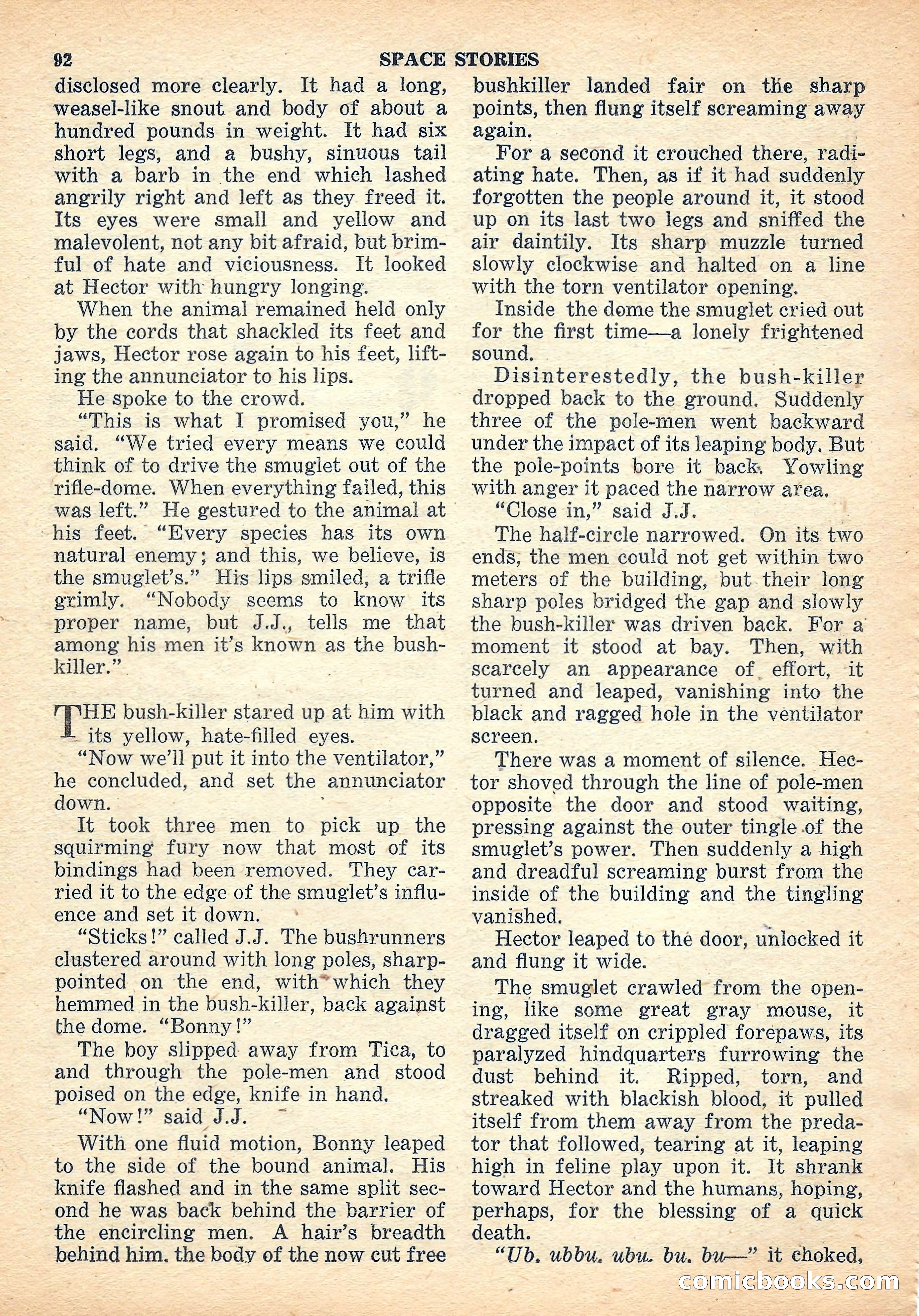 Space Stories, October 1952 — page 92 of 132