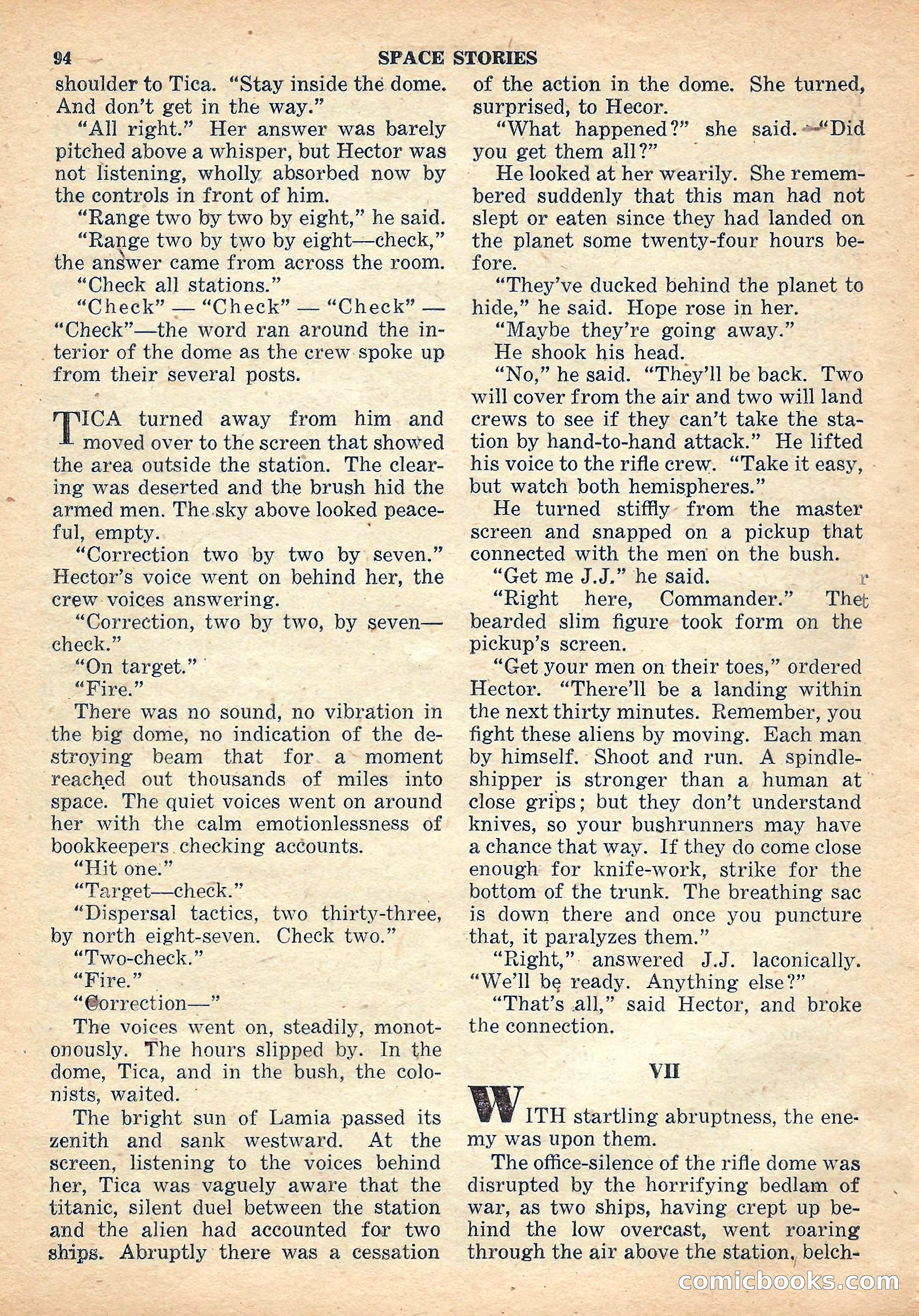 Space Stories, October 1952 — page 94 of 132