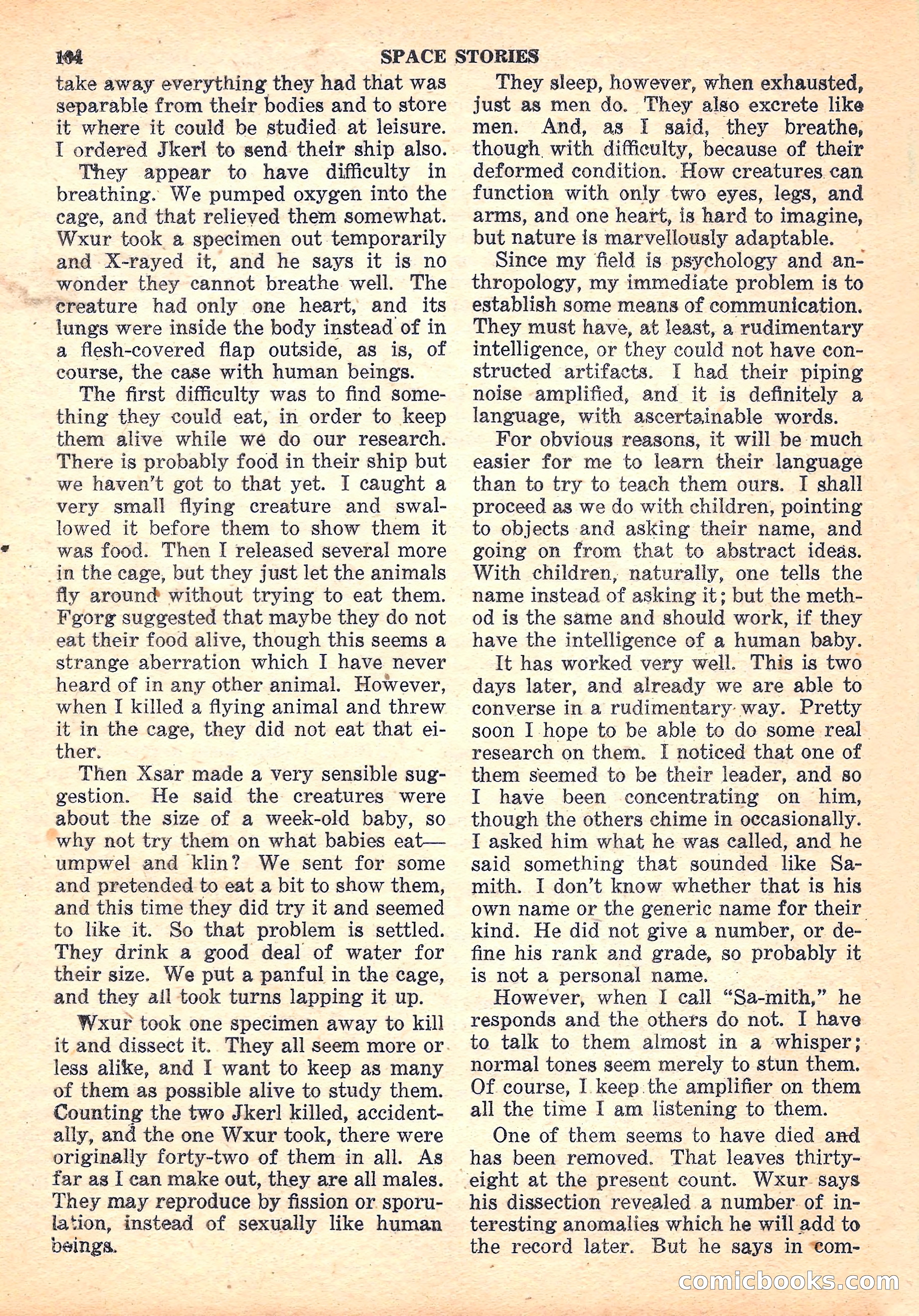 Space Stories, October 1952 — page 104 of 132