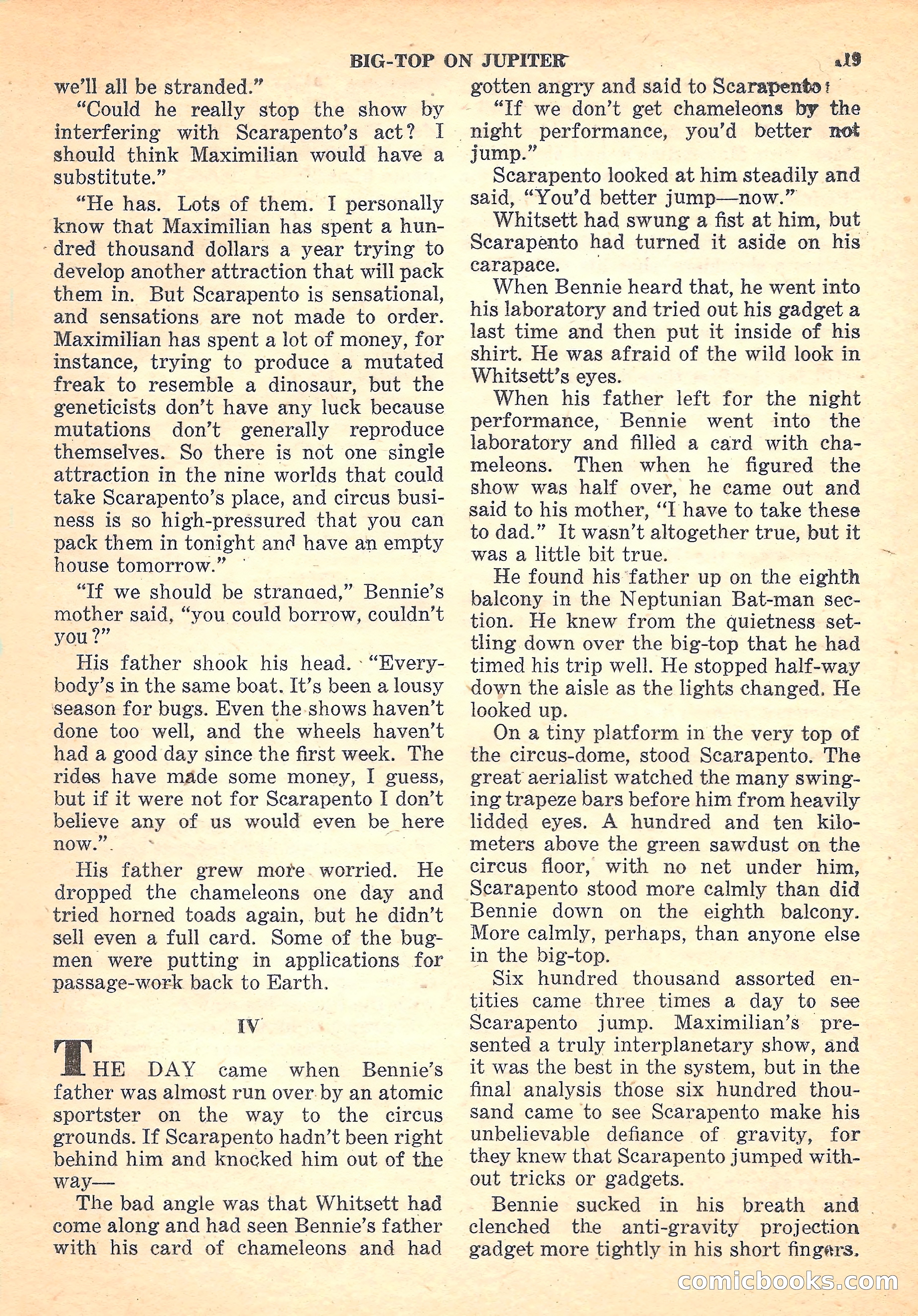 Space Stories, October 1952 — page 119 of 132