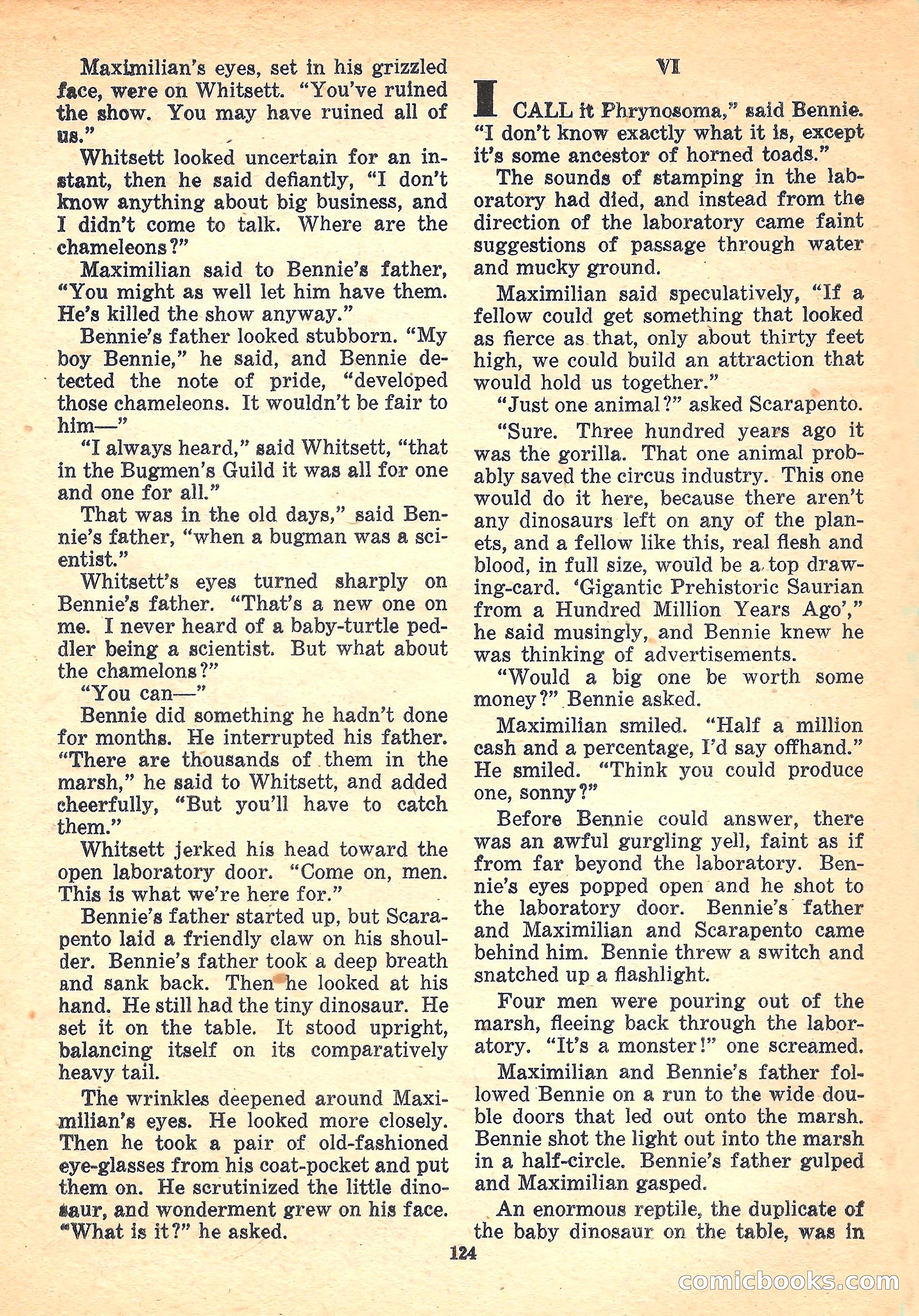 Space Stories, October 1952 — page 124 of 132