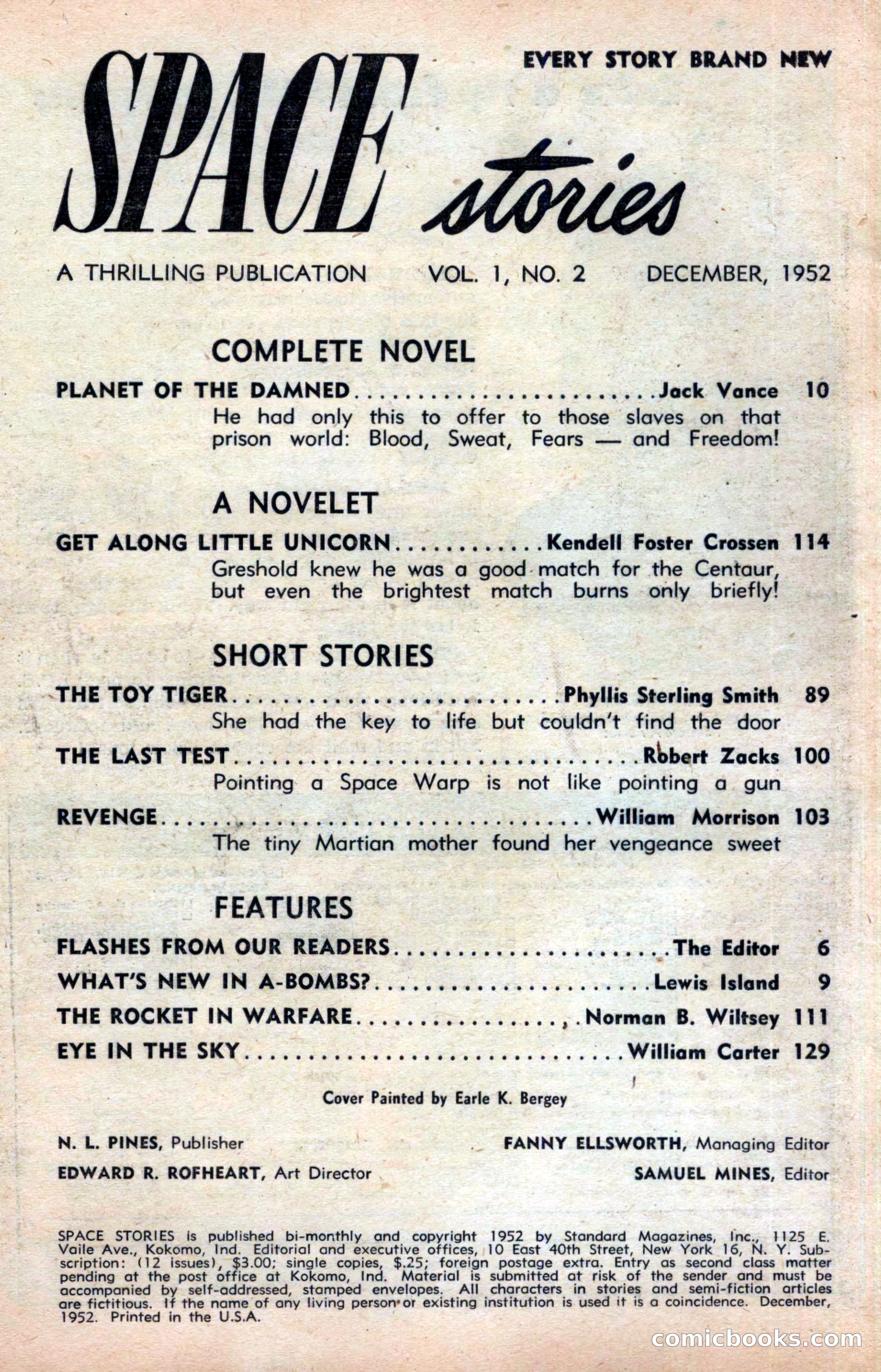 Space Stories, December 1952 — page 4 of 132