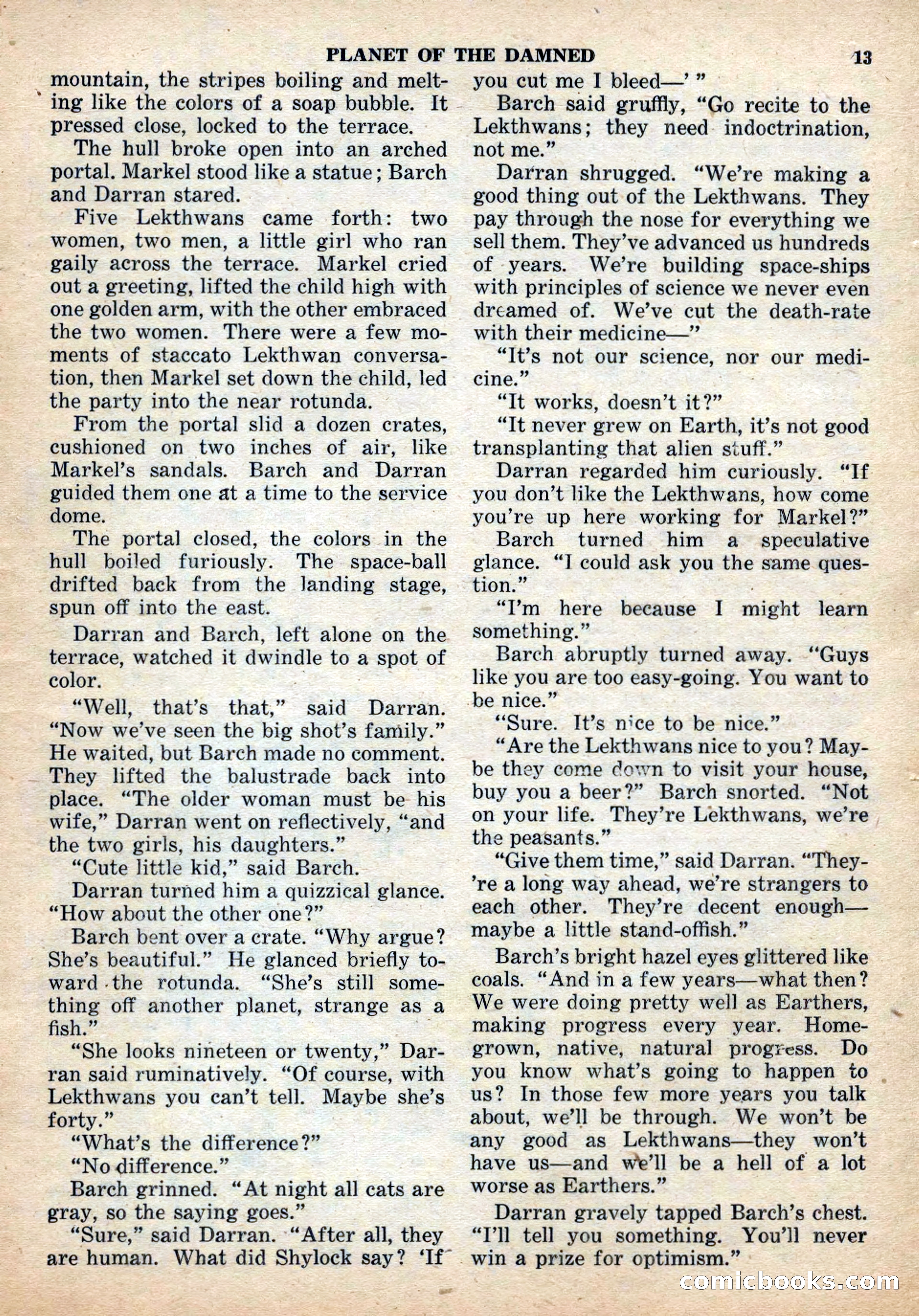 Space Stories, December 1952 — page 13 of 132
