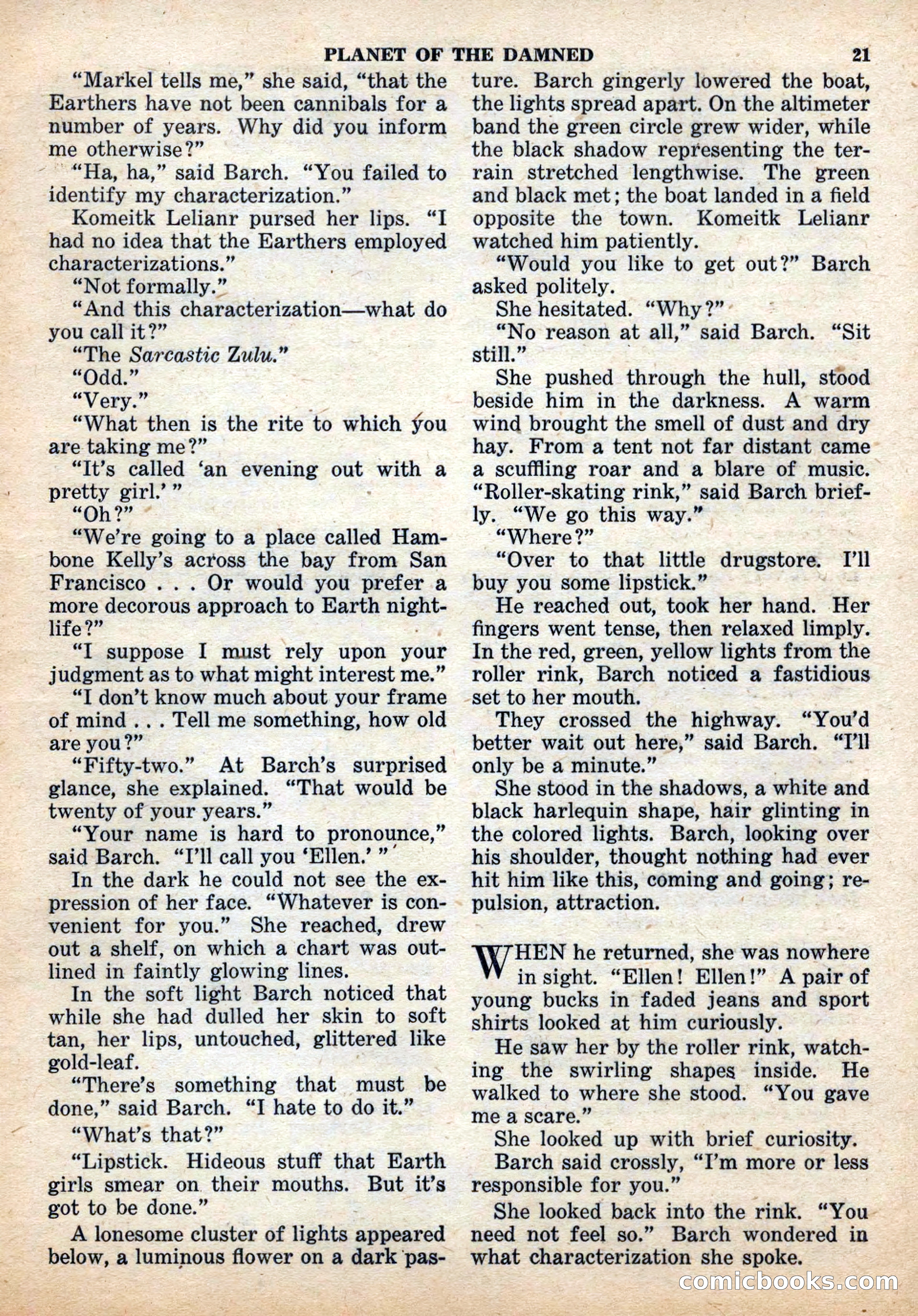 Space Stories, December 1952 — page 21 of 132