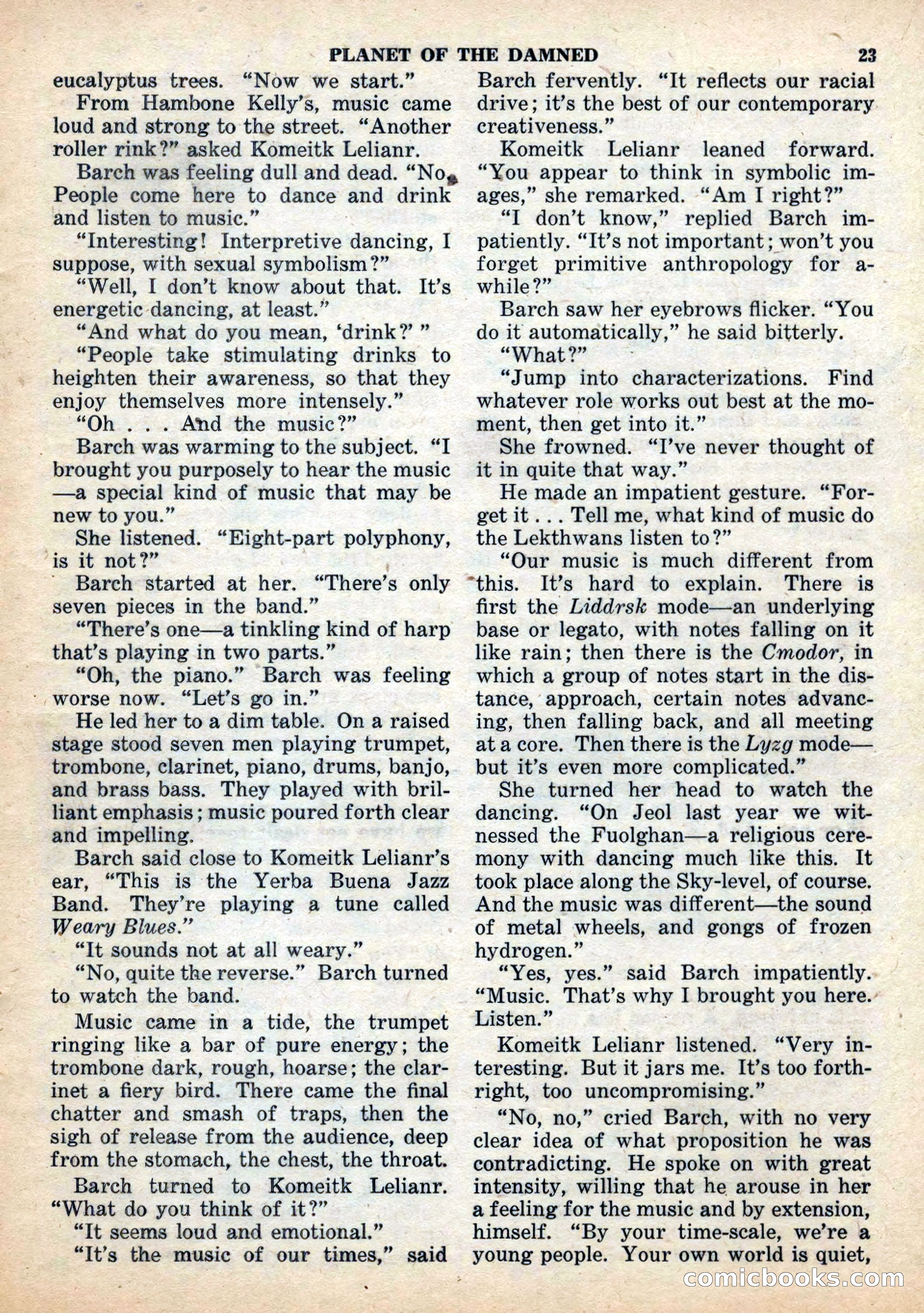 Space Stories, December 1952 — page 23 of 132