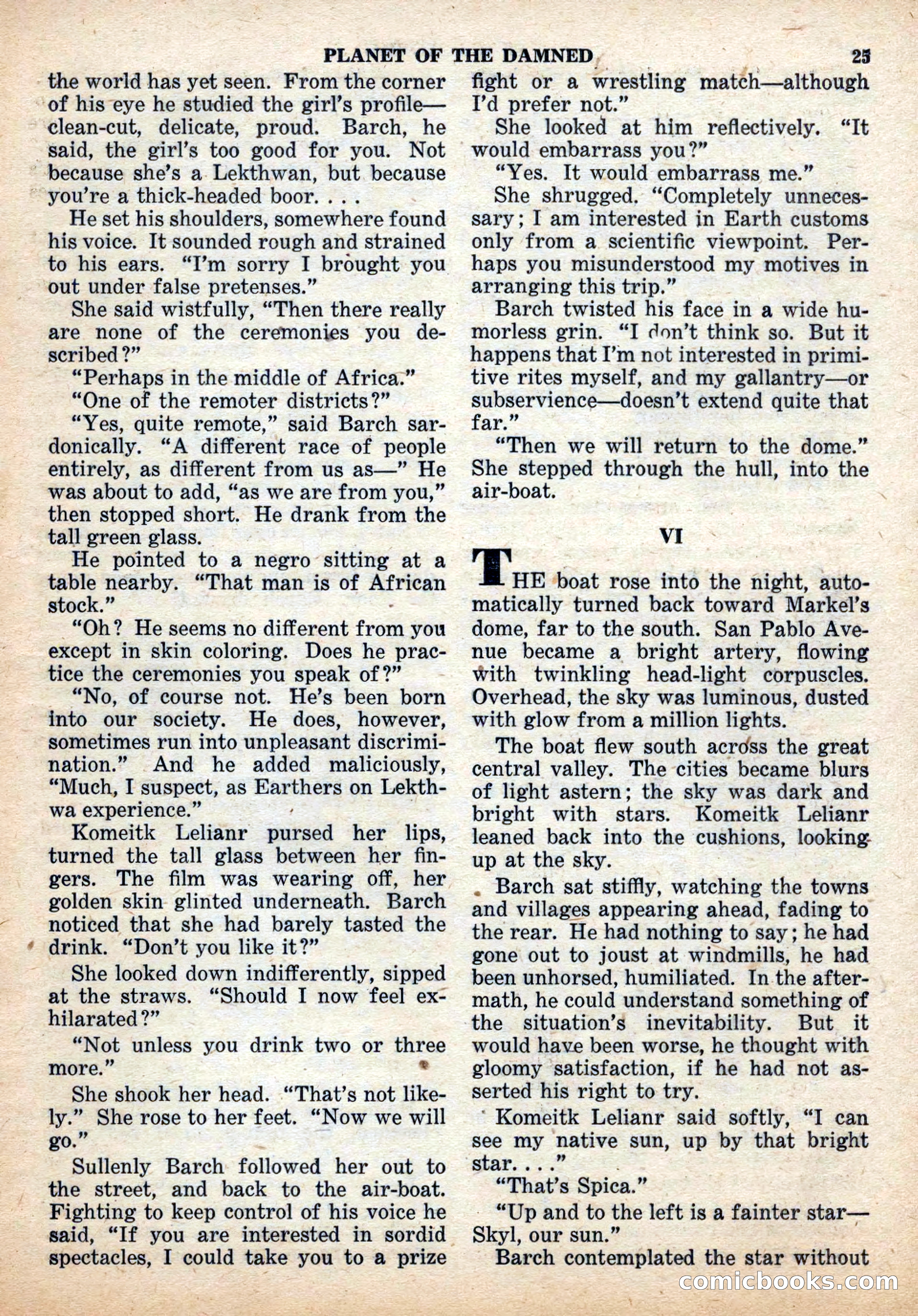 Space Stories, December 1952 — page 25 of 132