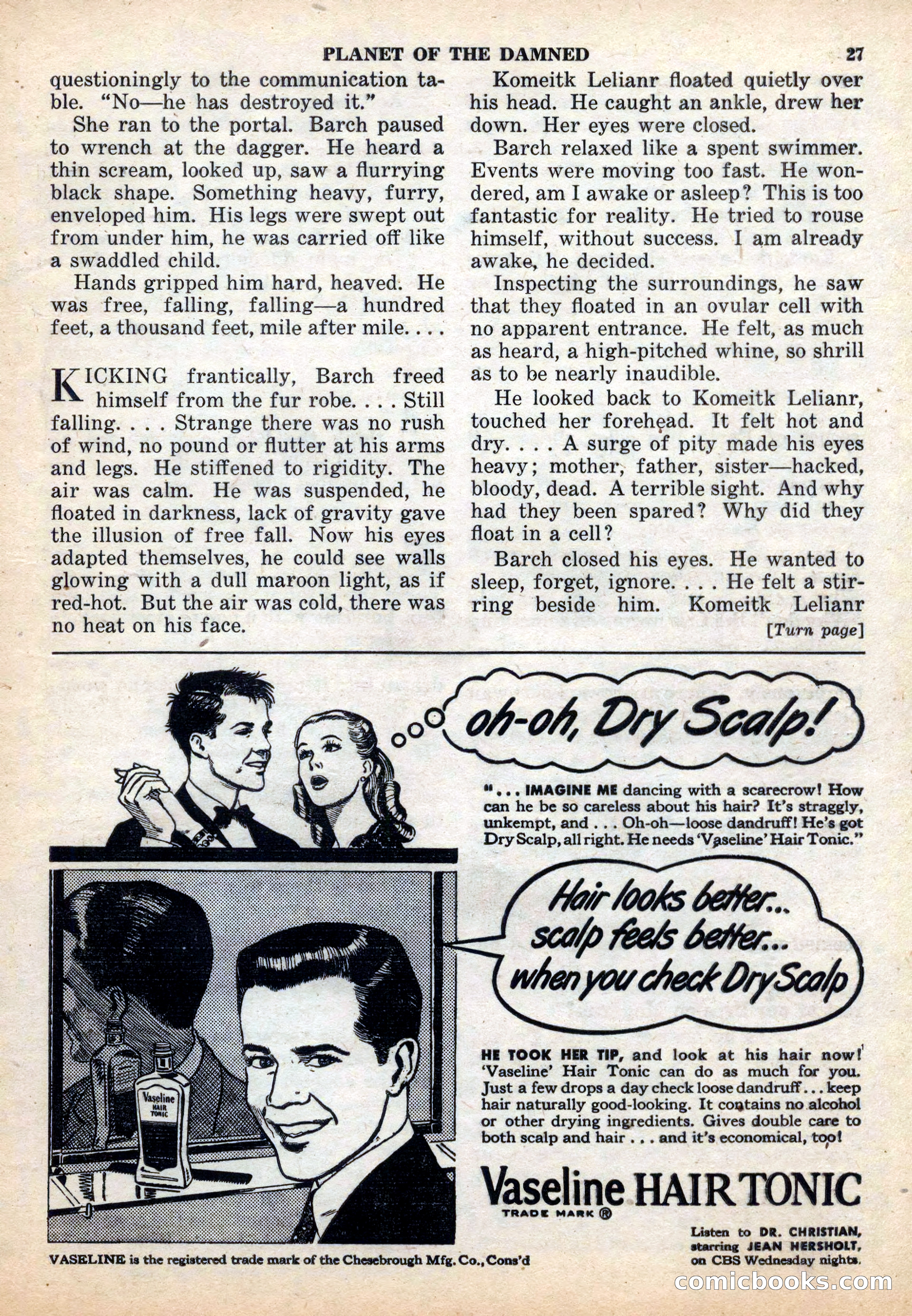 Space Stories, December 1952 — page 27 of 132