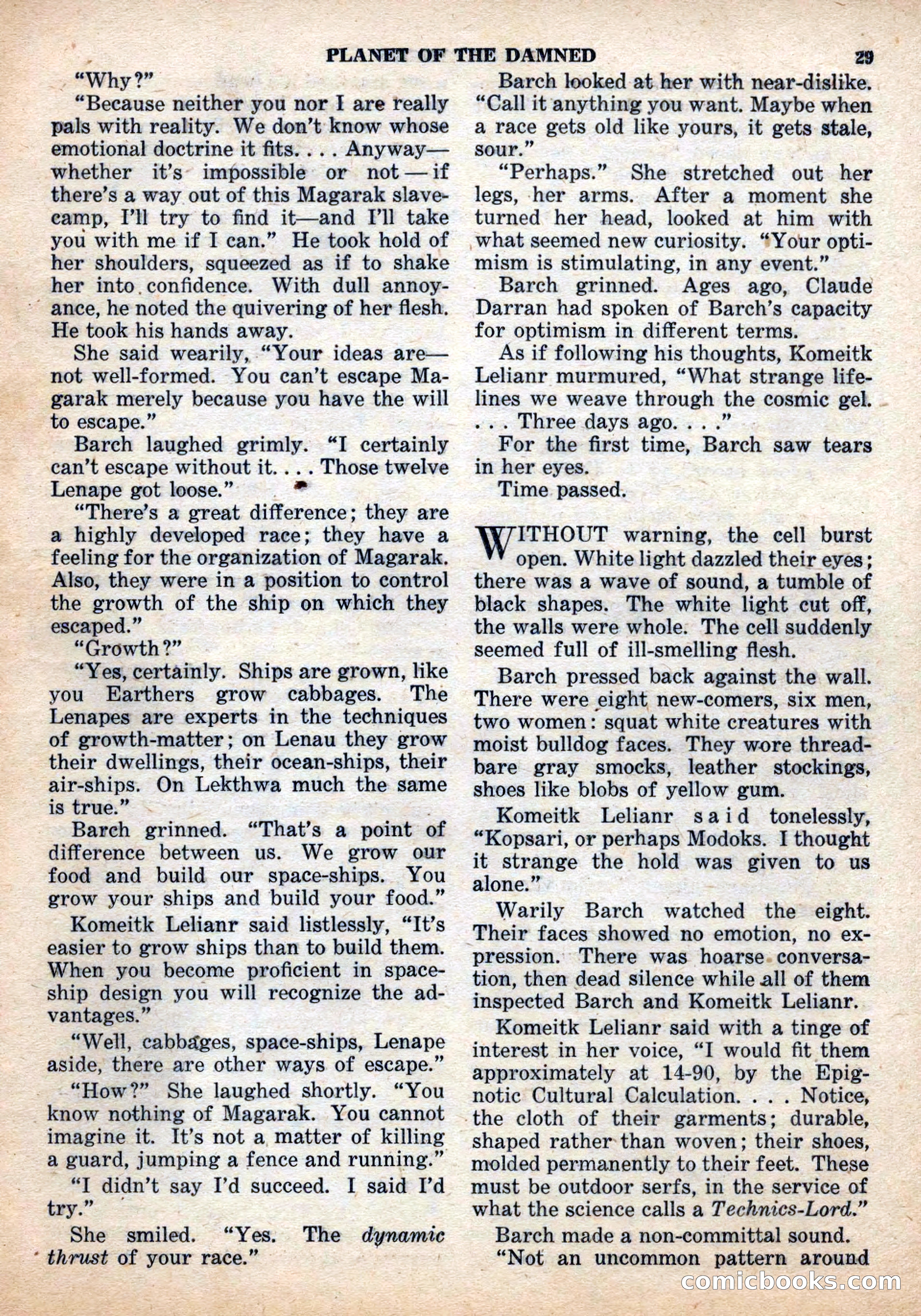 Space Stories, December 1952 — page 29 of 132