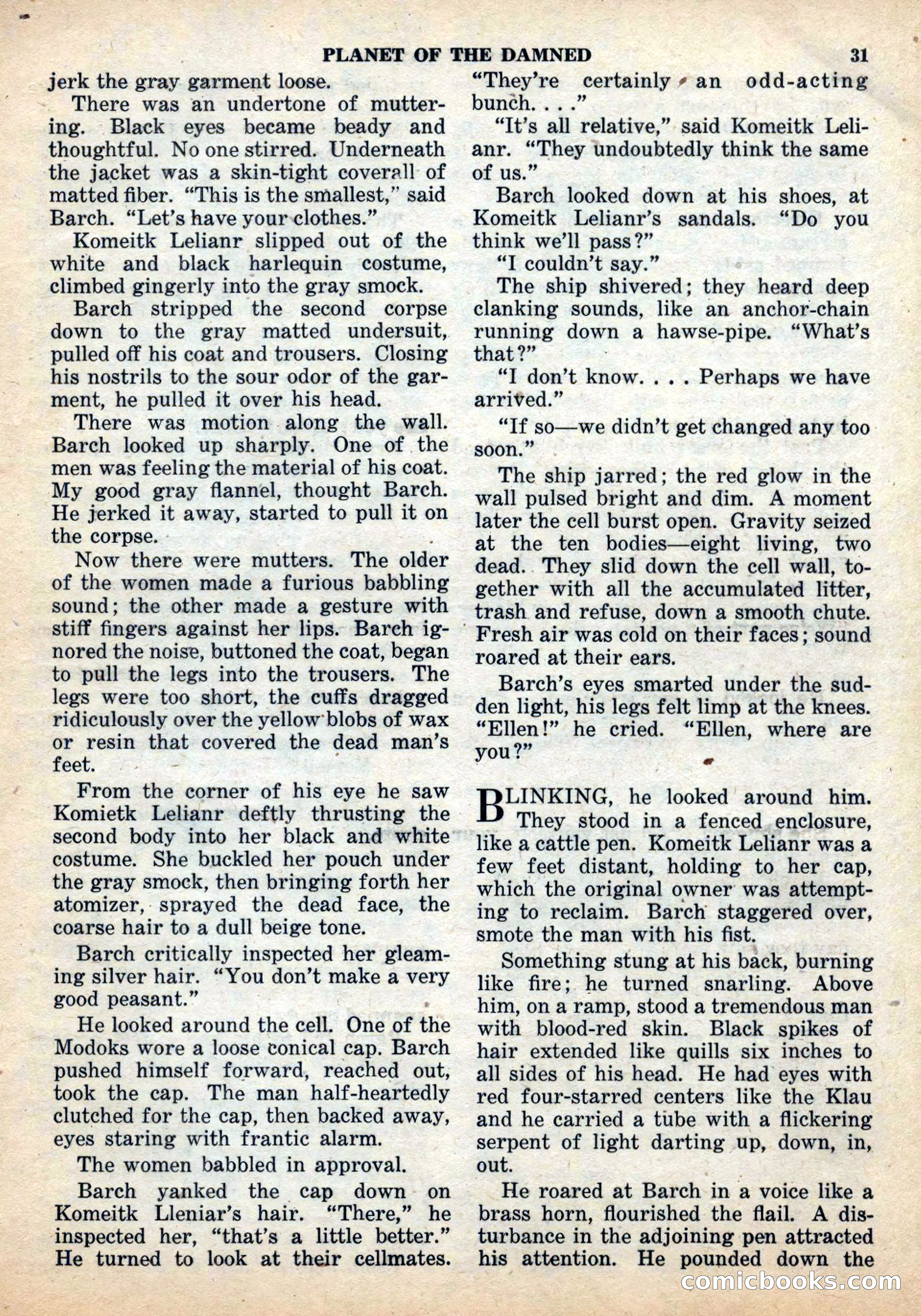 Space Stories, December 1952 — page 31 of 132