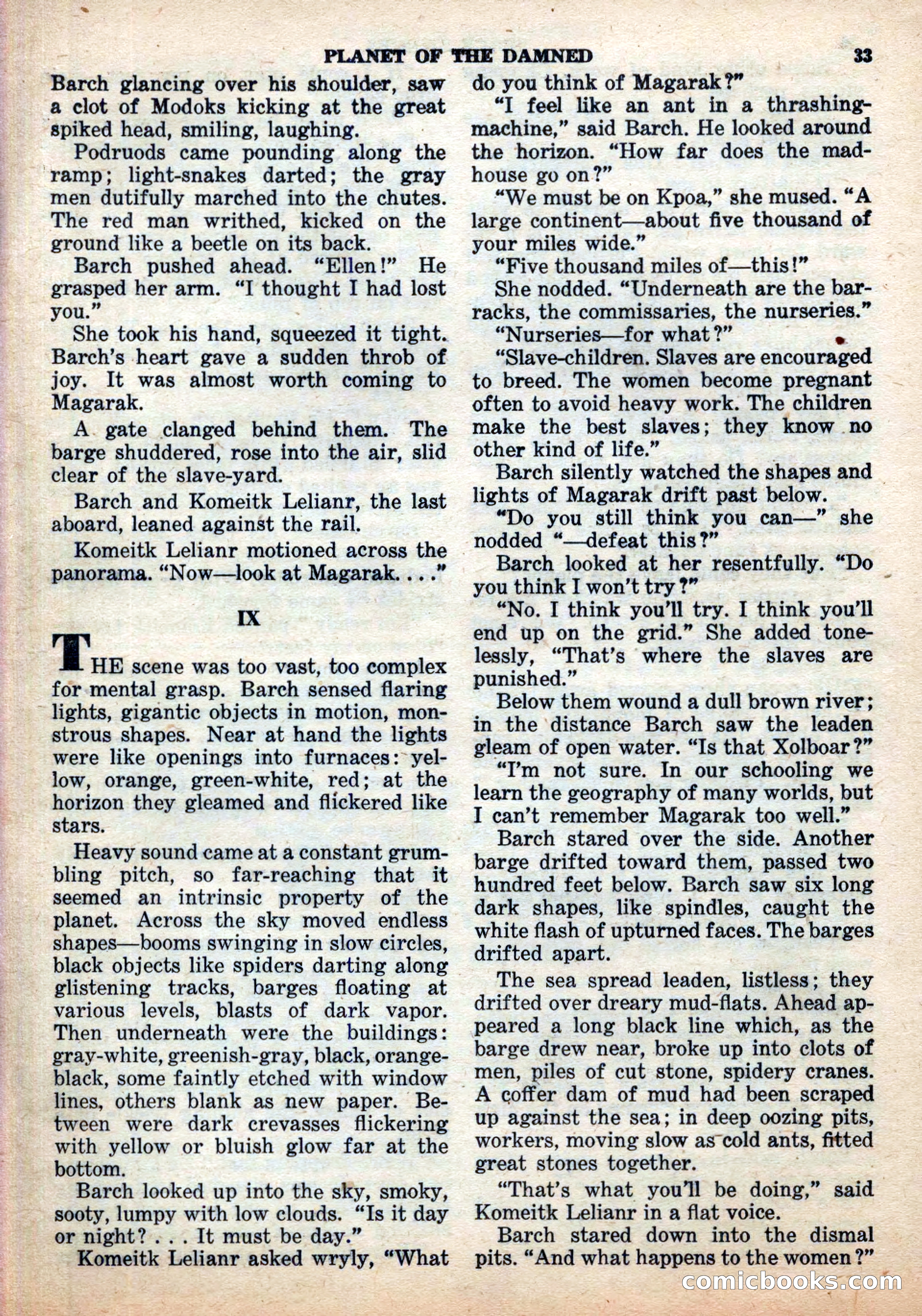 Space Stories, December 1952 — page 33 of 132