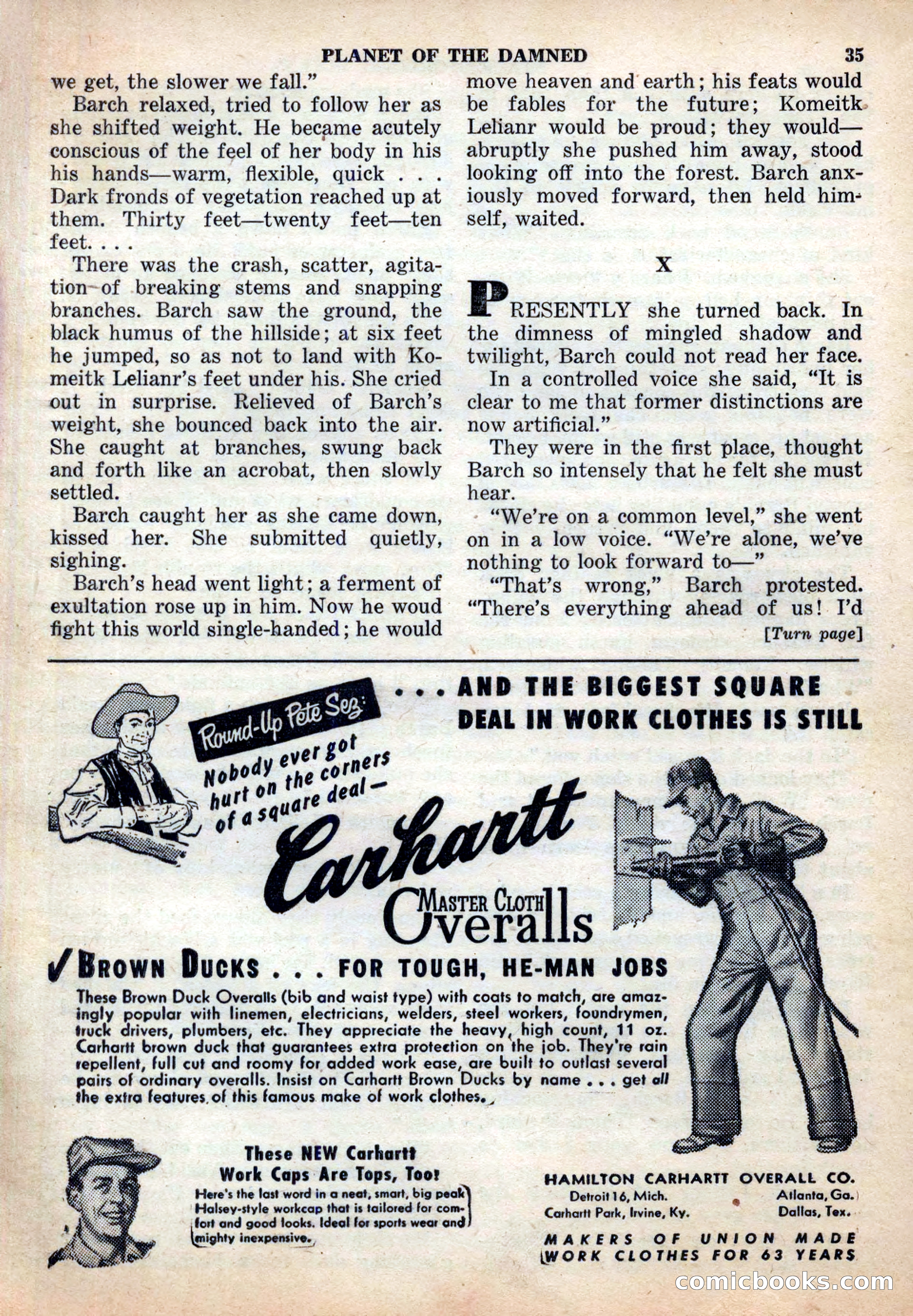 Space Stories, December 1952 — page 35 of 132