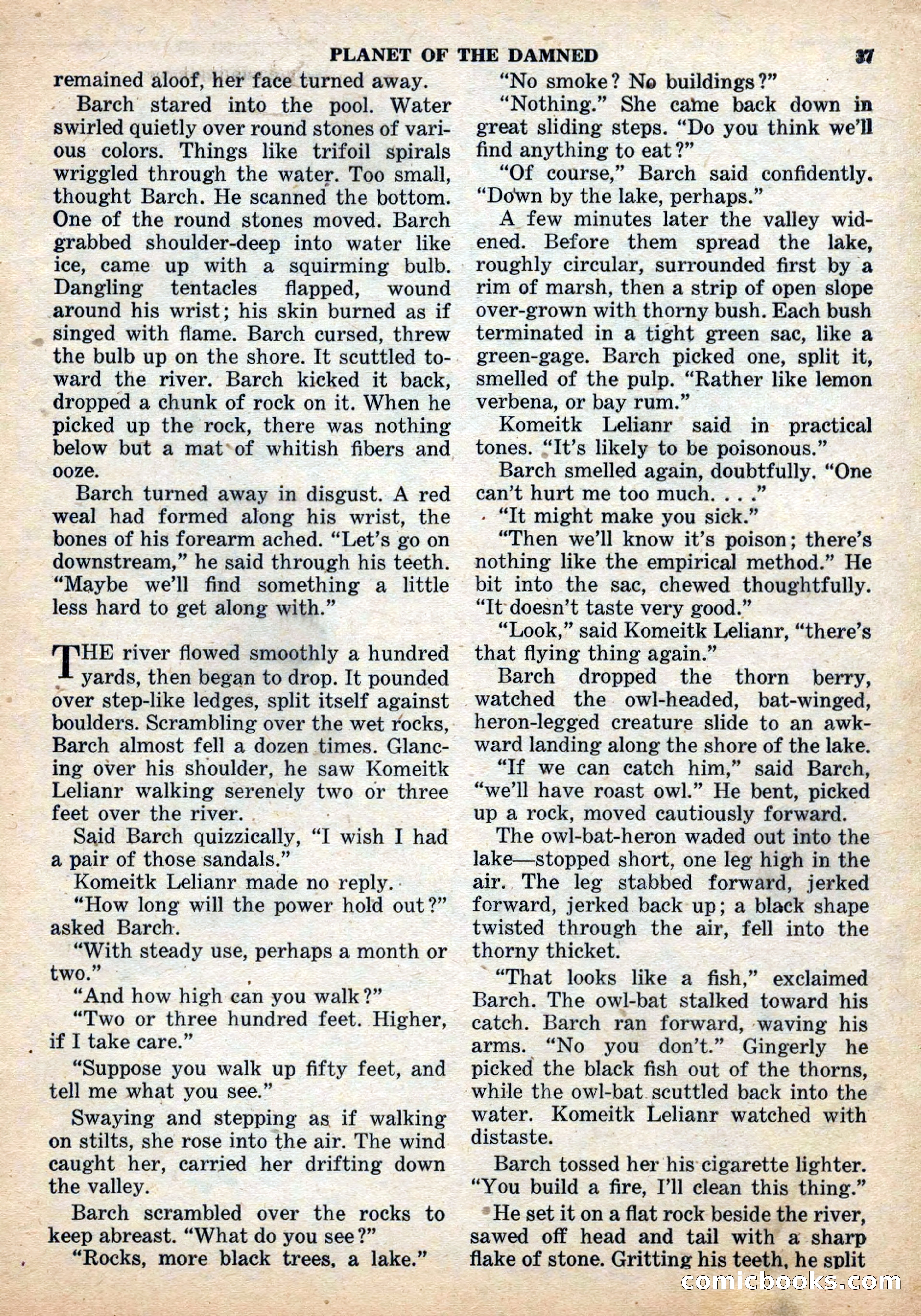 Space Stories, December 1952 — page 37 of 132