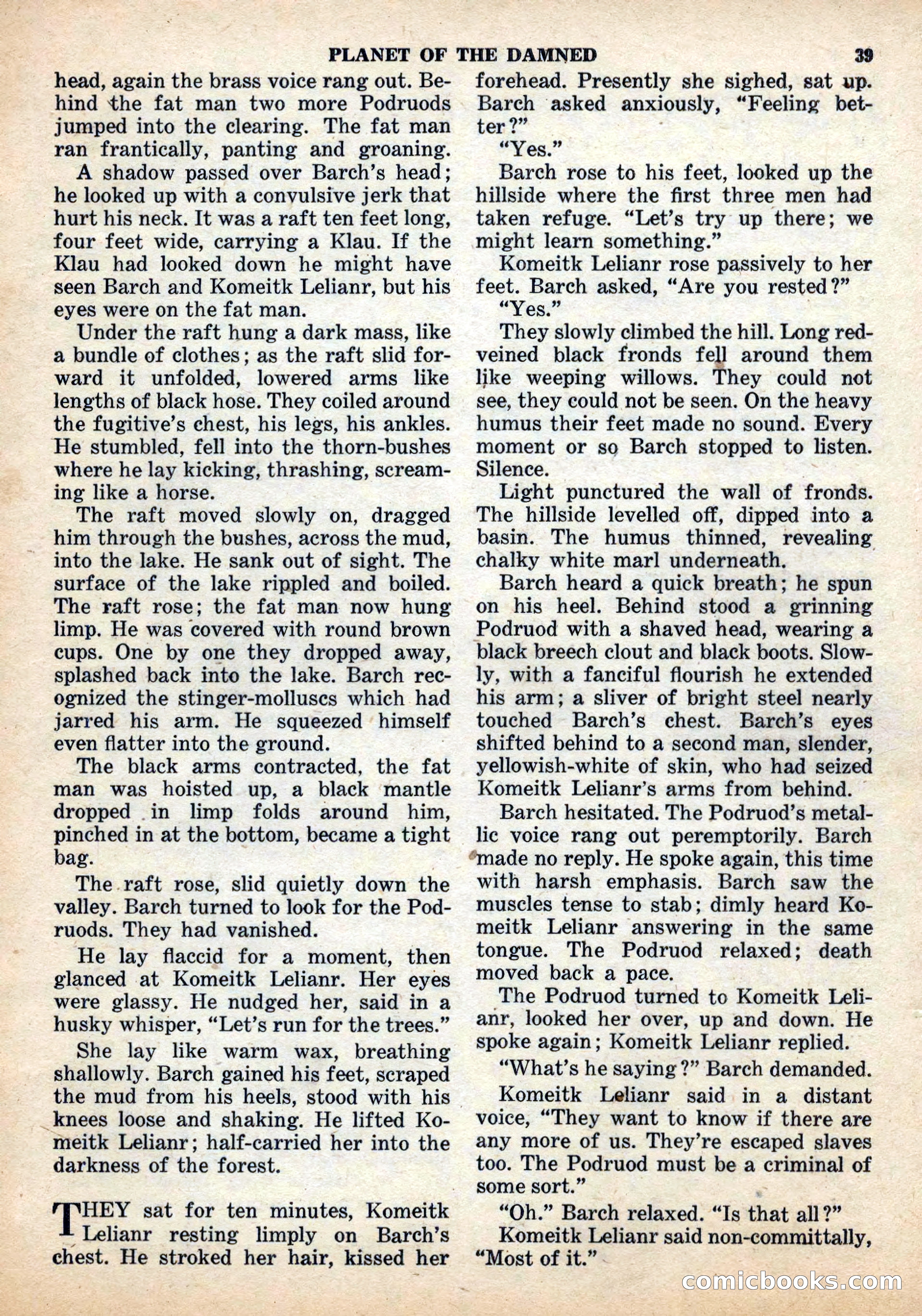Space Stories, December 1952 — page 39 of 132