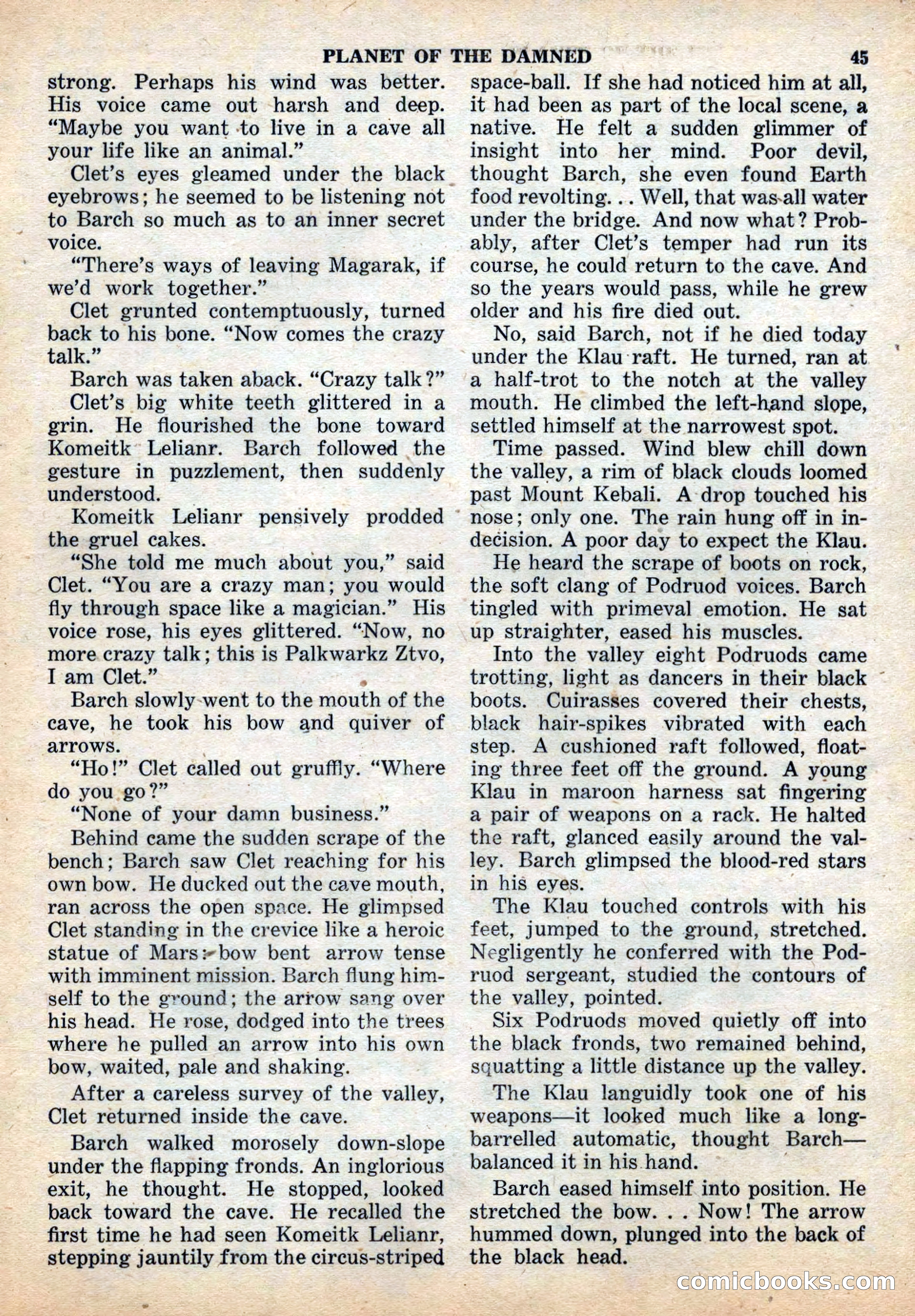 Space Stories, December 1952 — page 45 of 132
