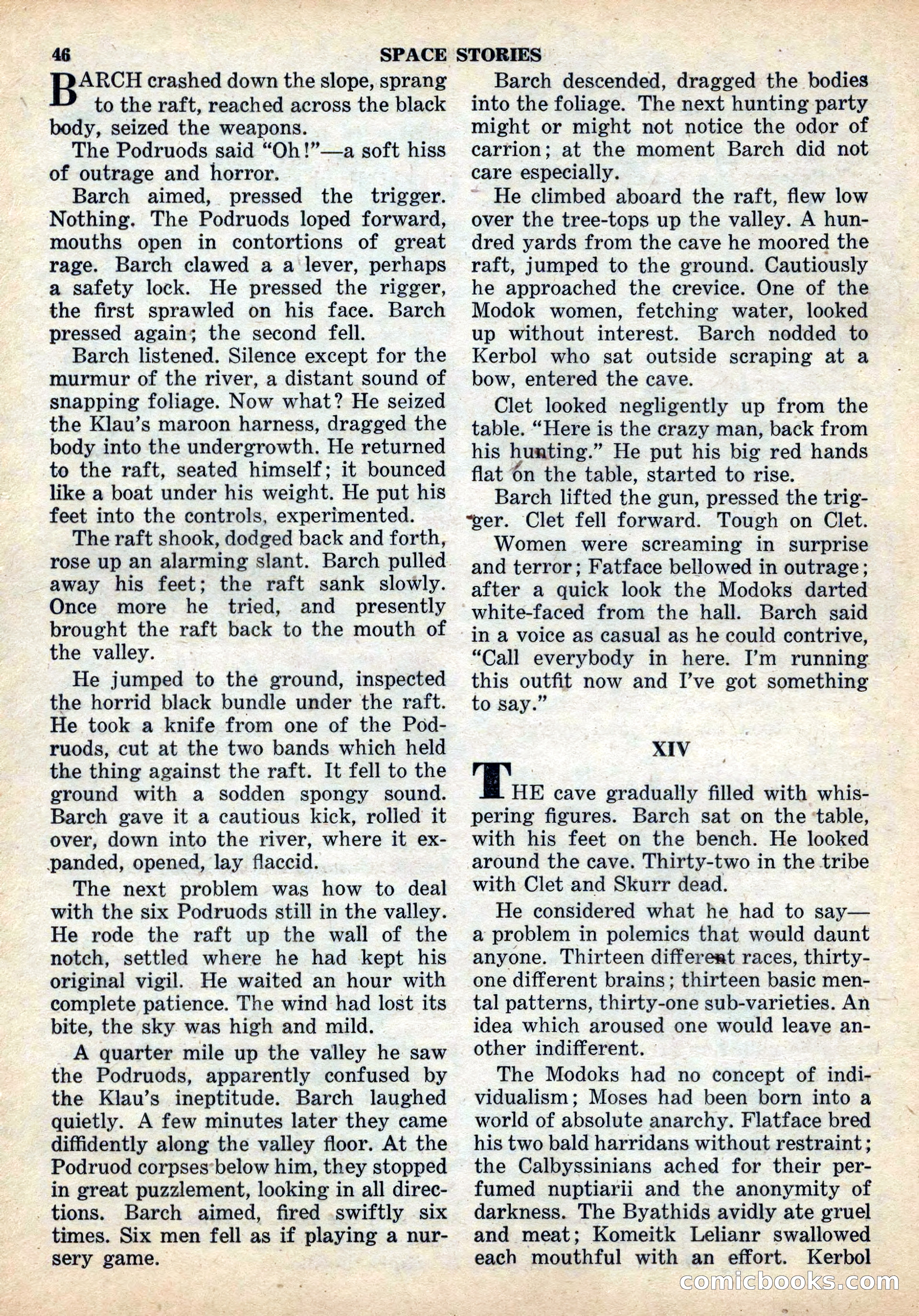 Space Stories, December 1952 — page 46 of 132