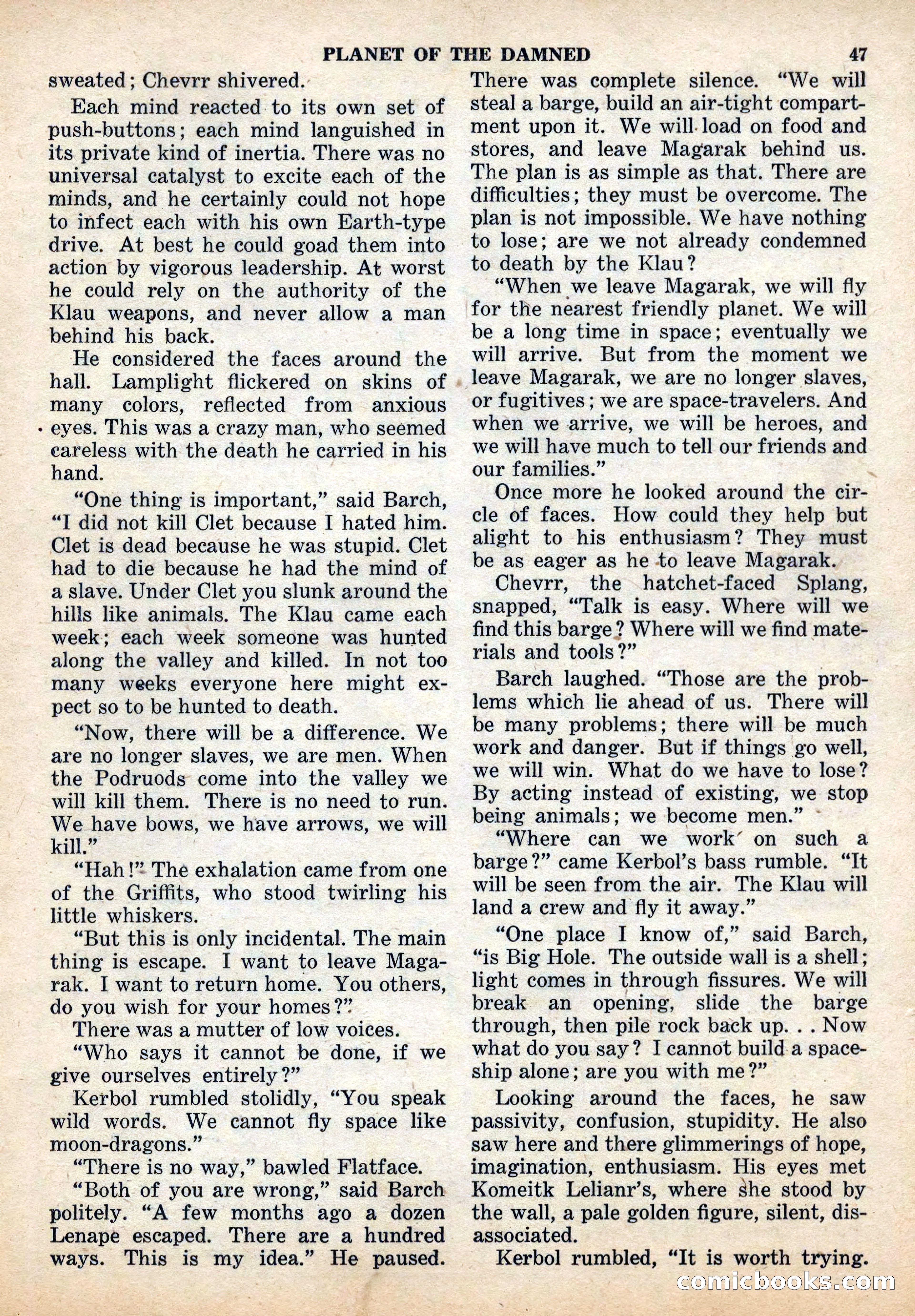 Space Stories, December 1952 — page 47 of 132