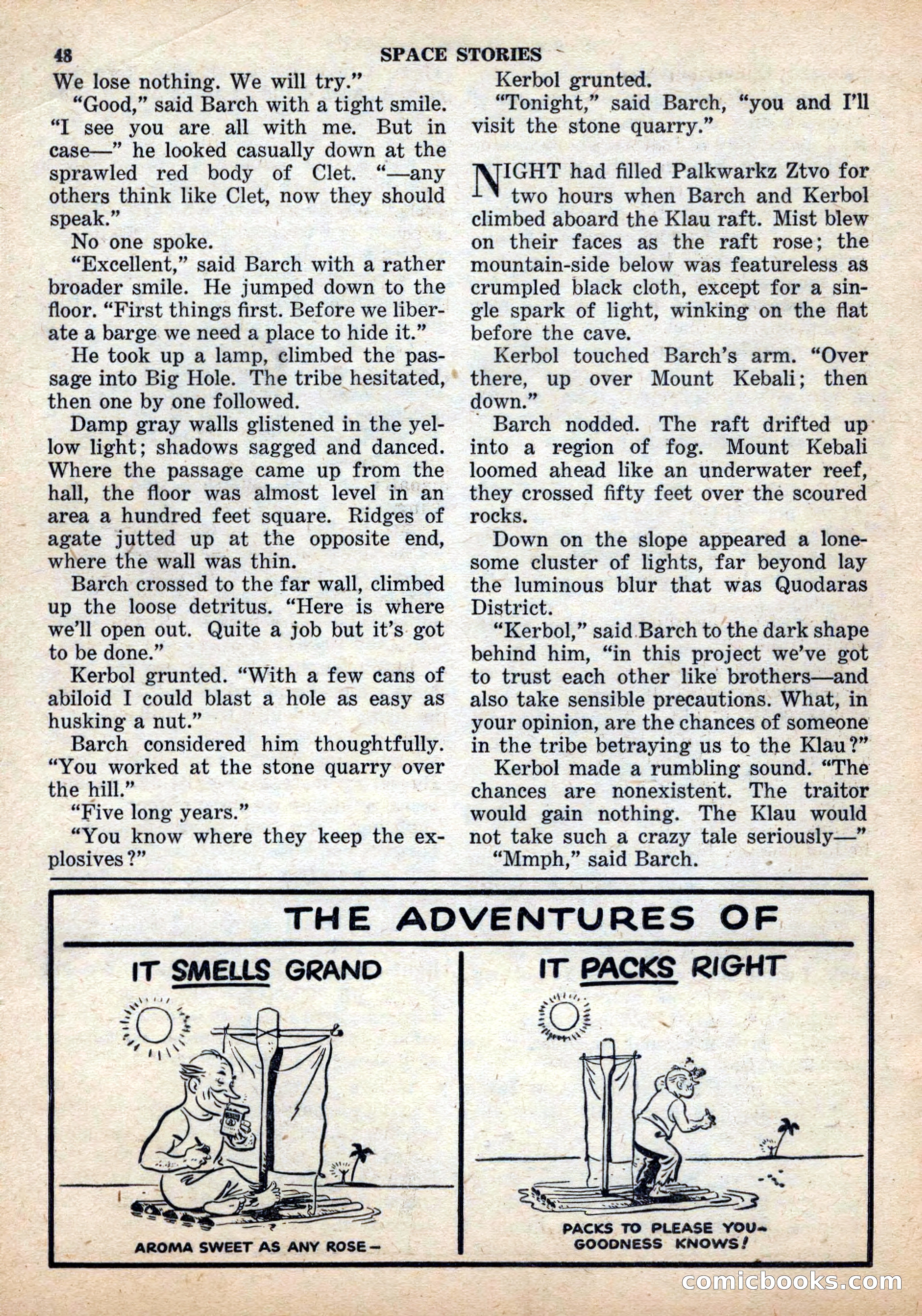 Space Stories, December 1952 — page 48 of 132