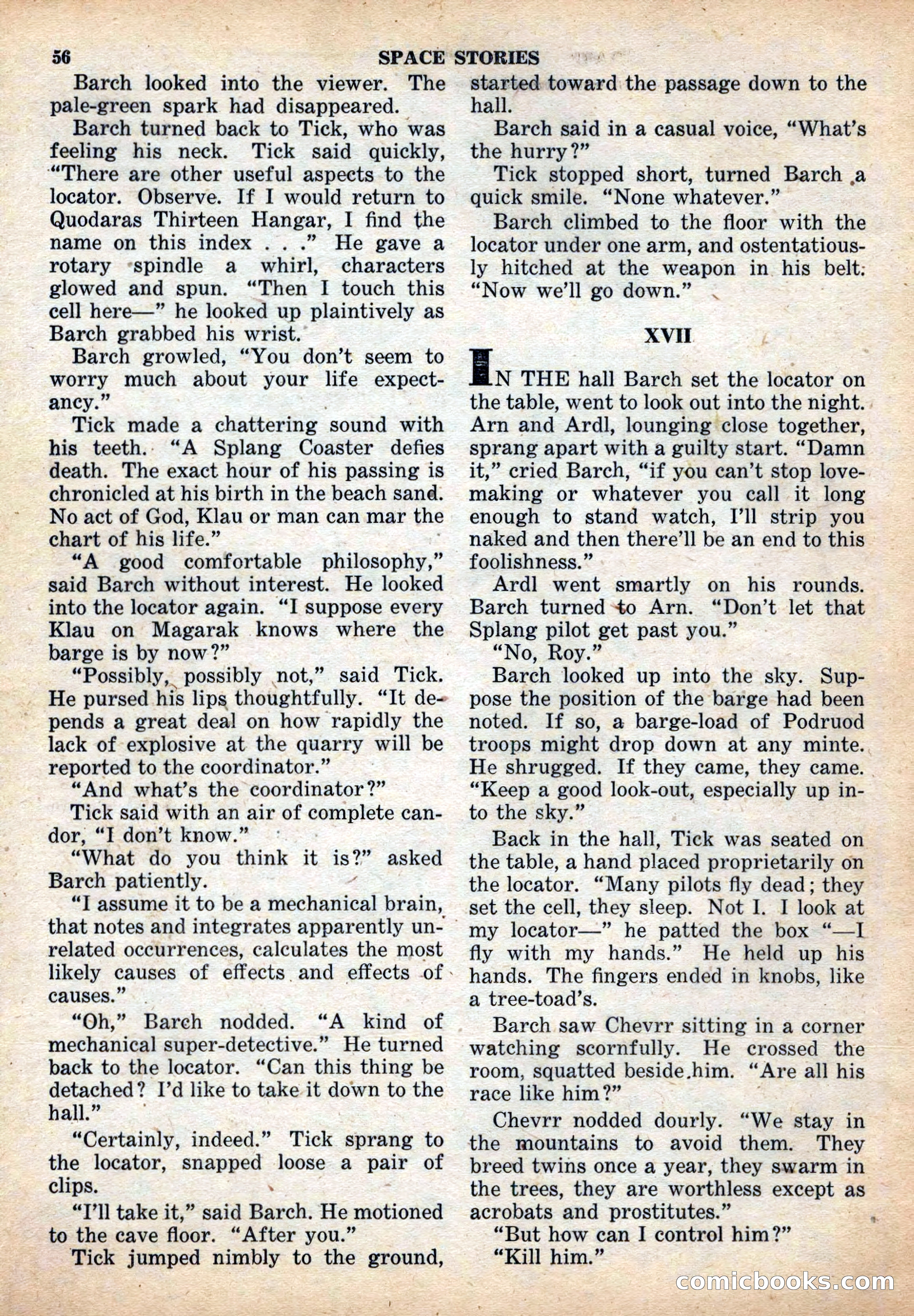 Space Stories, December 1952 — page 56 of 132