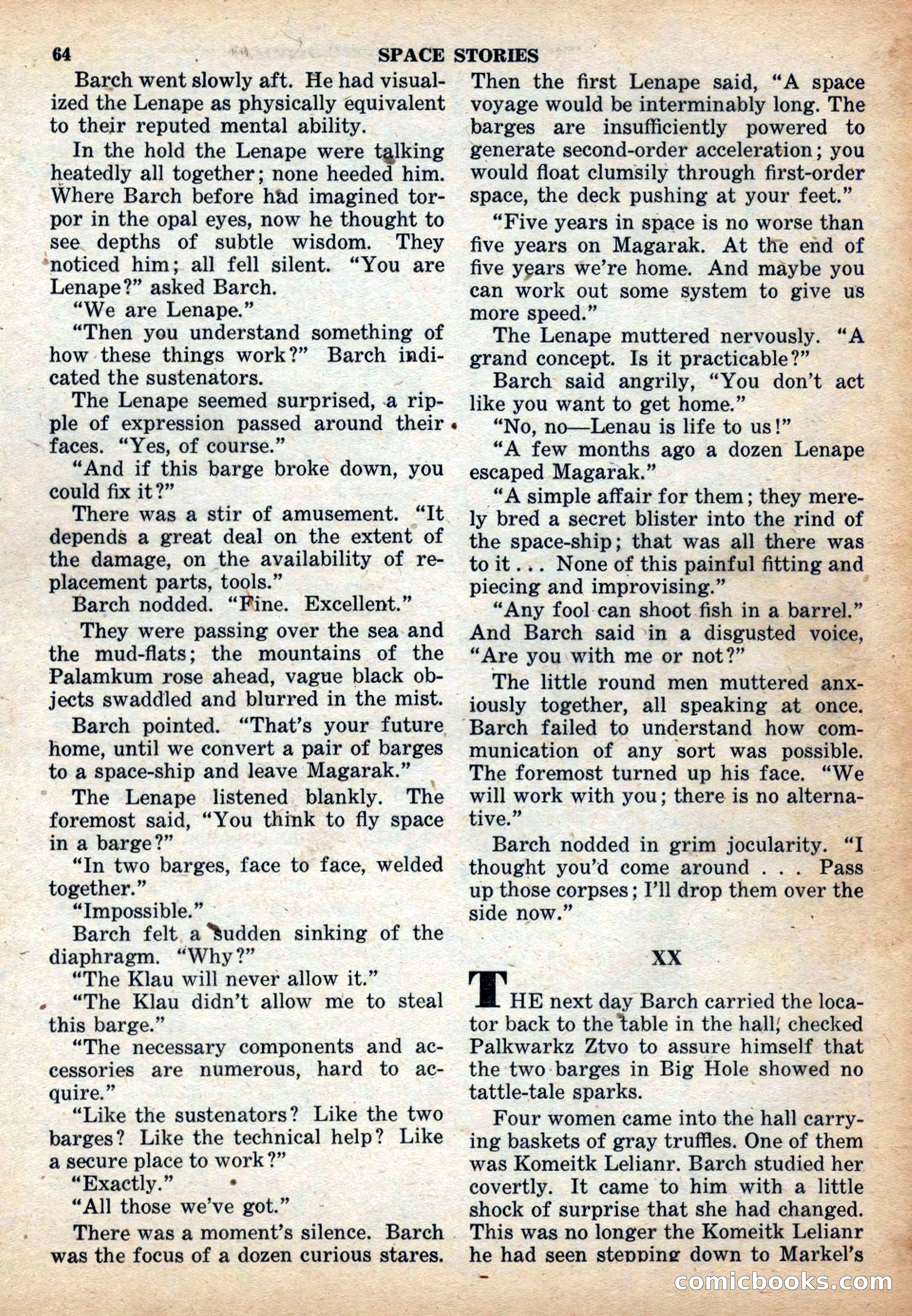 Space Stories, December 1952 — page 64 of 132