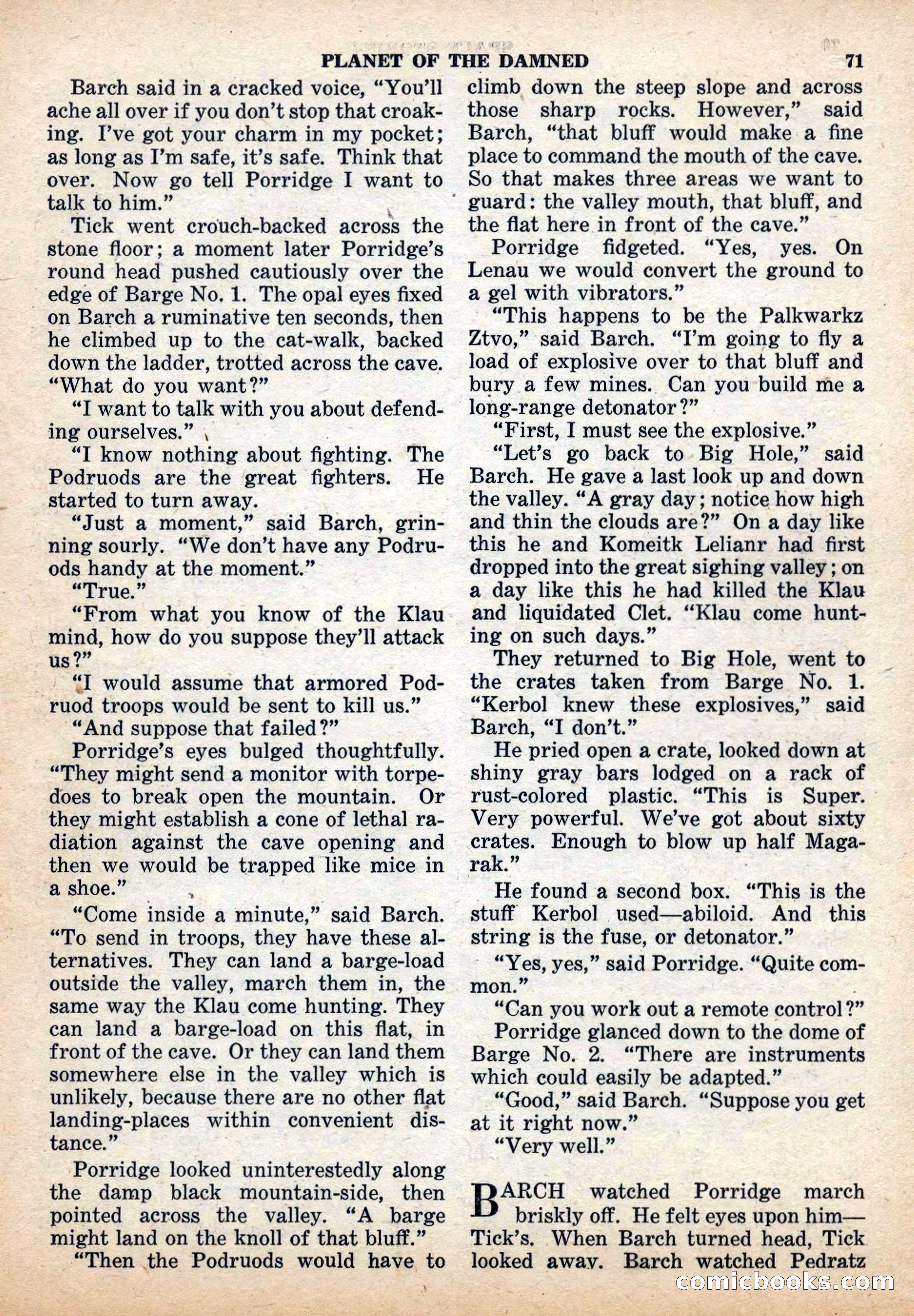 Space Stories, December 1952 — page 71 of 132