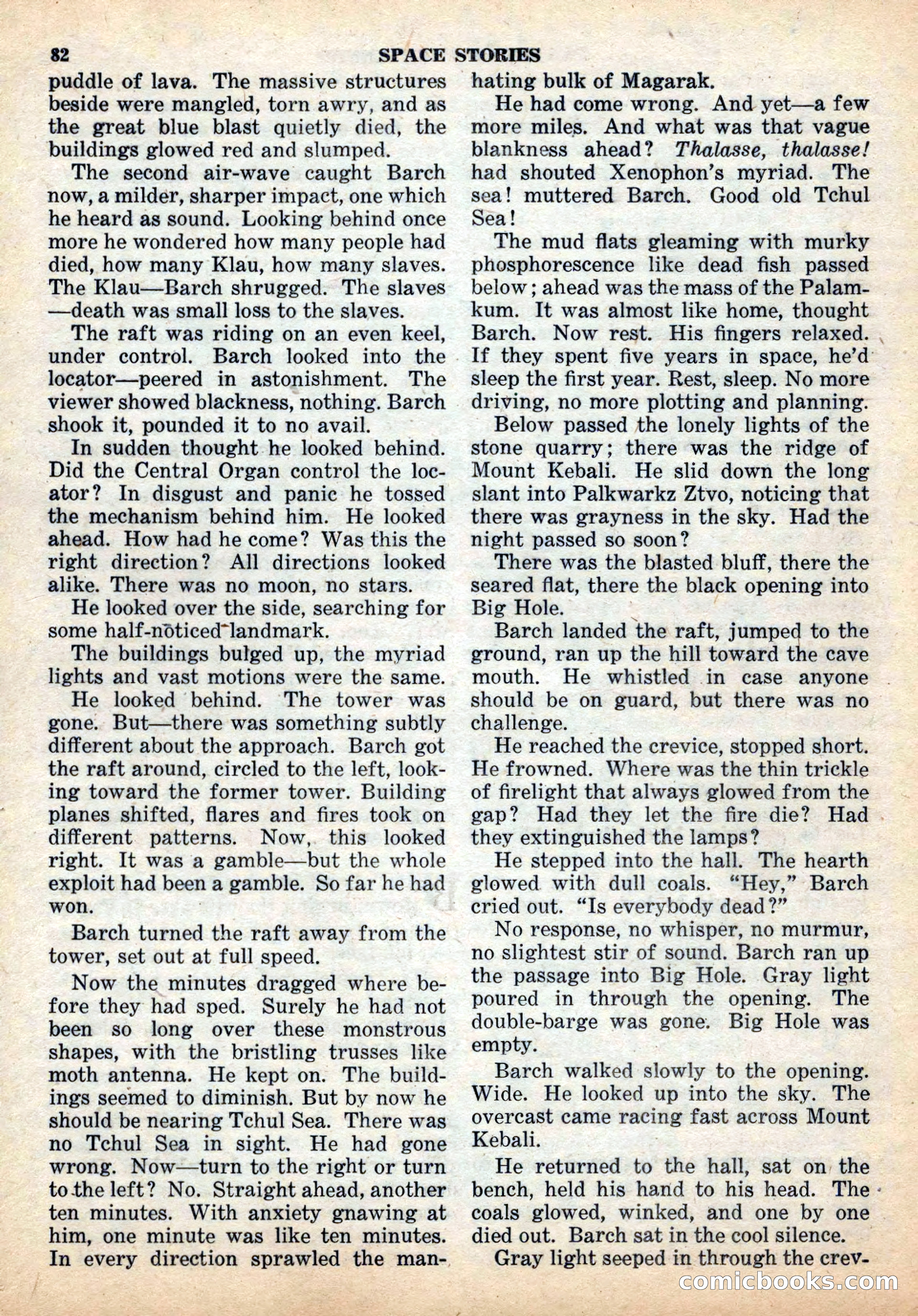 Space Stories, December 1952 — page 82 of 132