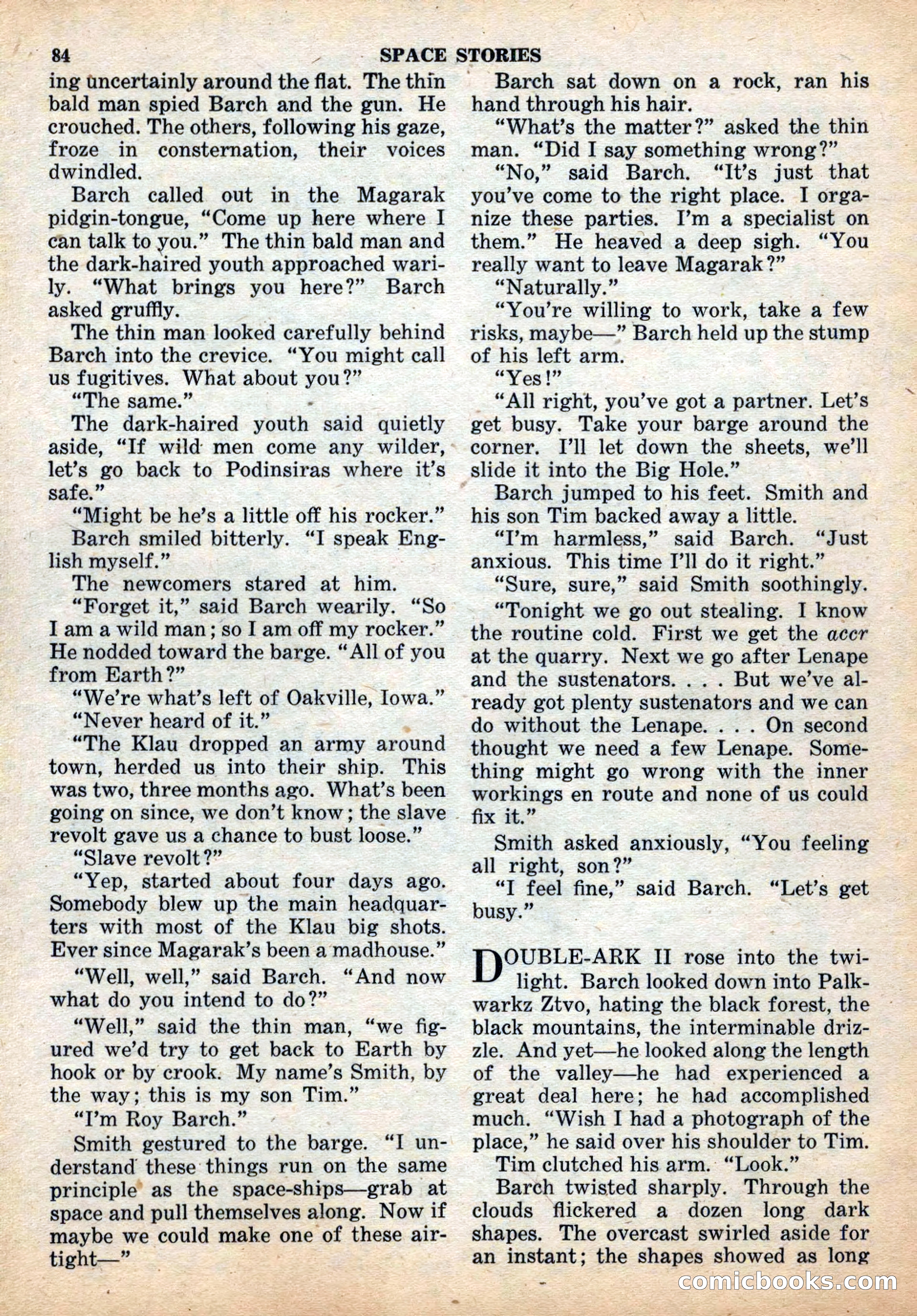 Space Stories, December 1952 — page 84 of 132