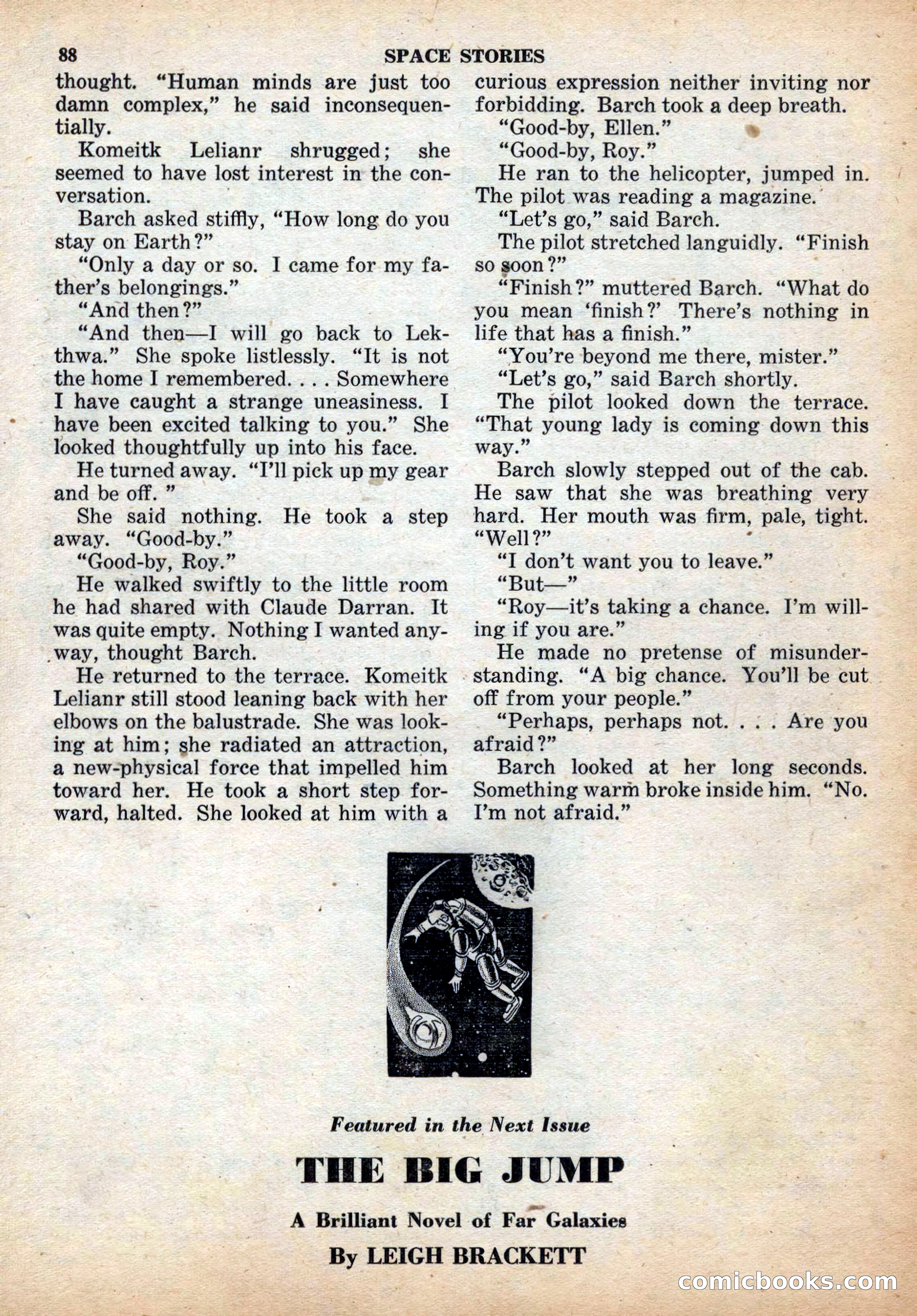 Space Stories, December 1952 — page 88 of 132