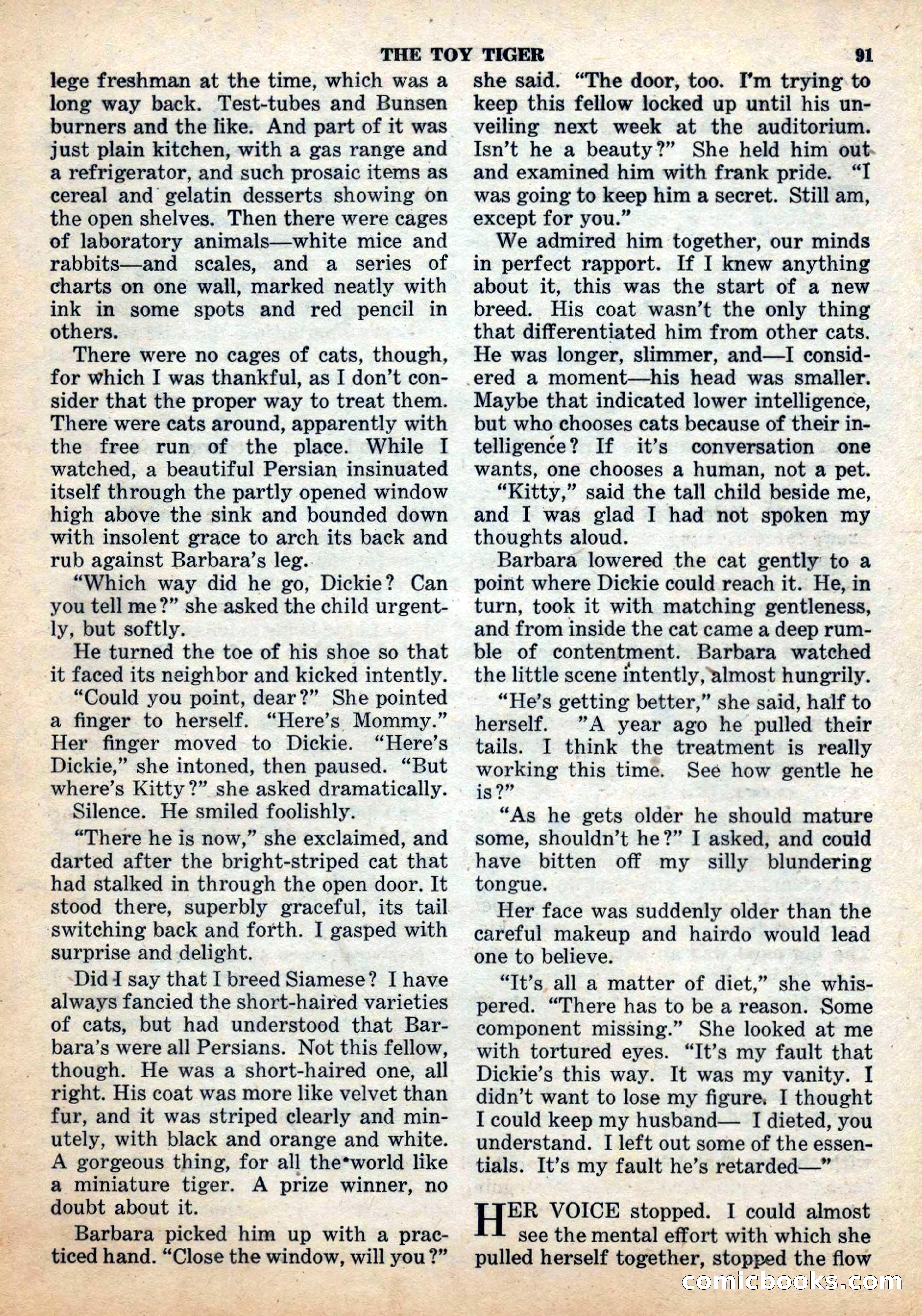 Space Stories, December 1952 — page 91 of 132