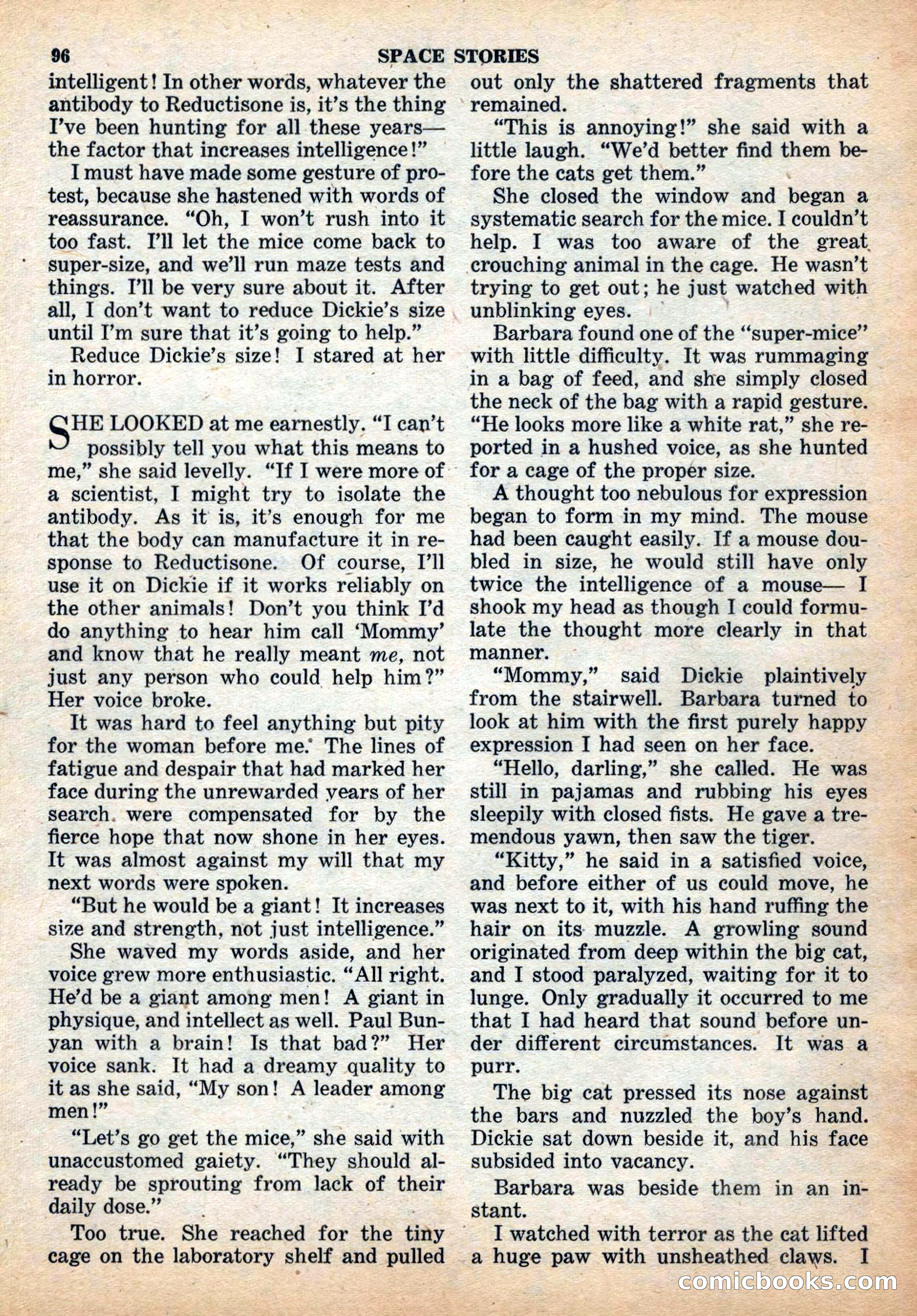 Space Stories, December 1952 — page 96 of 132
