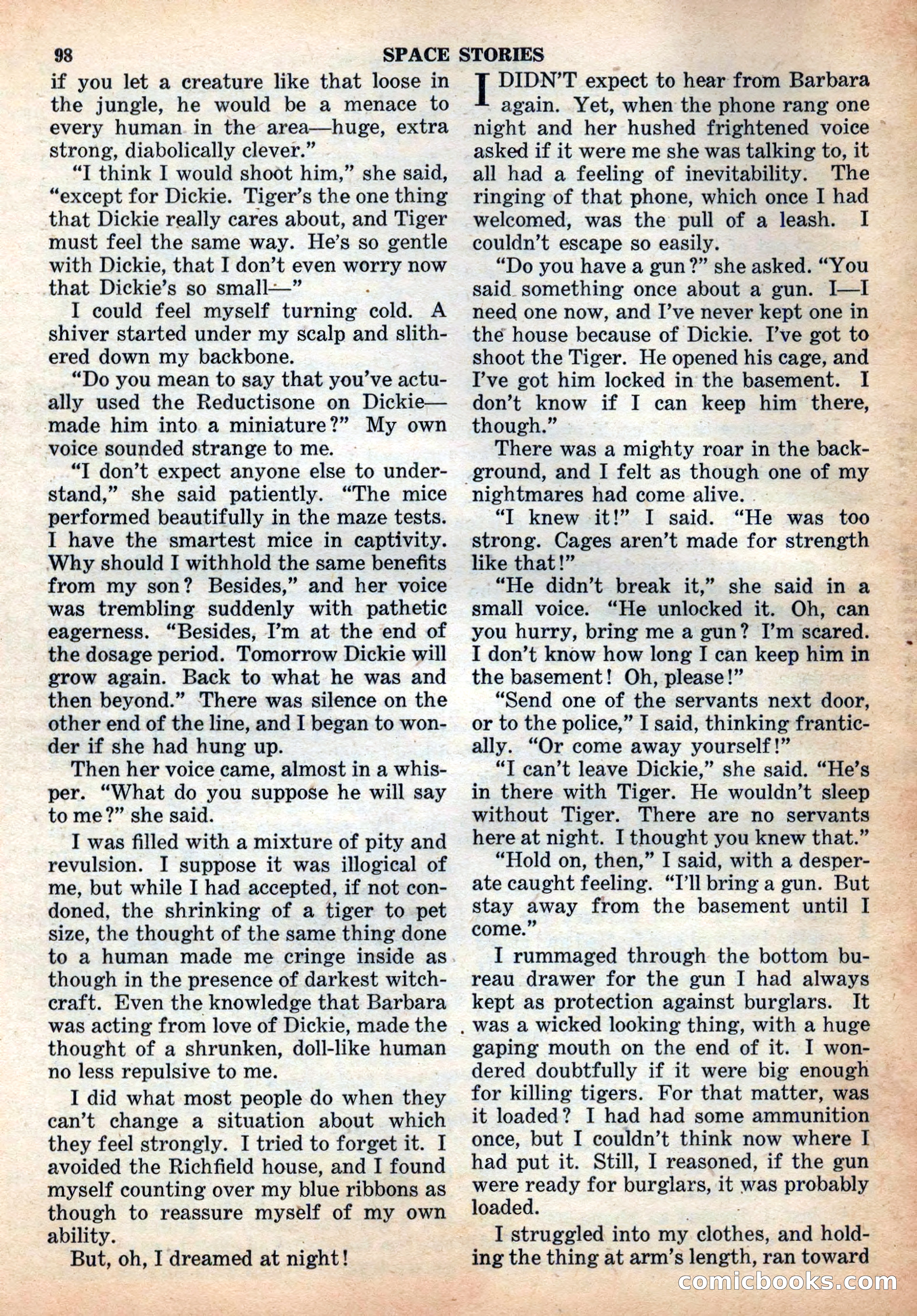Space Stories, December 1952 — page 98 of 132