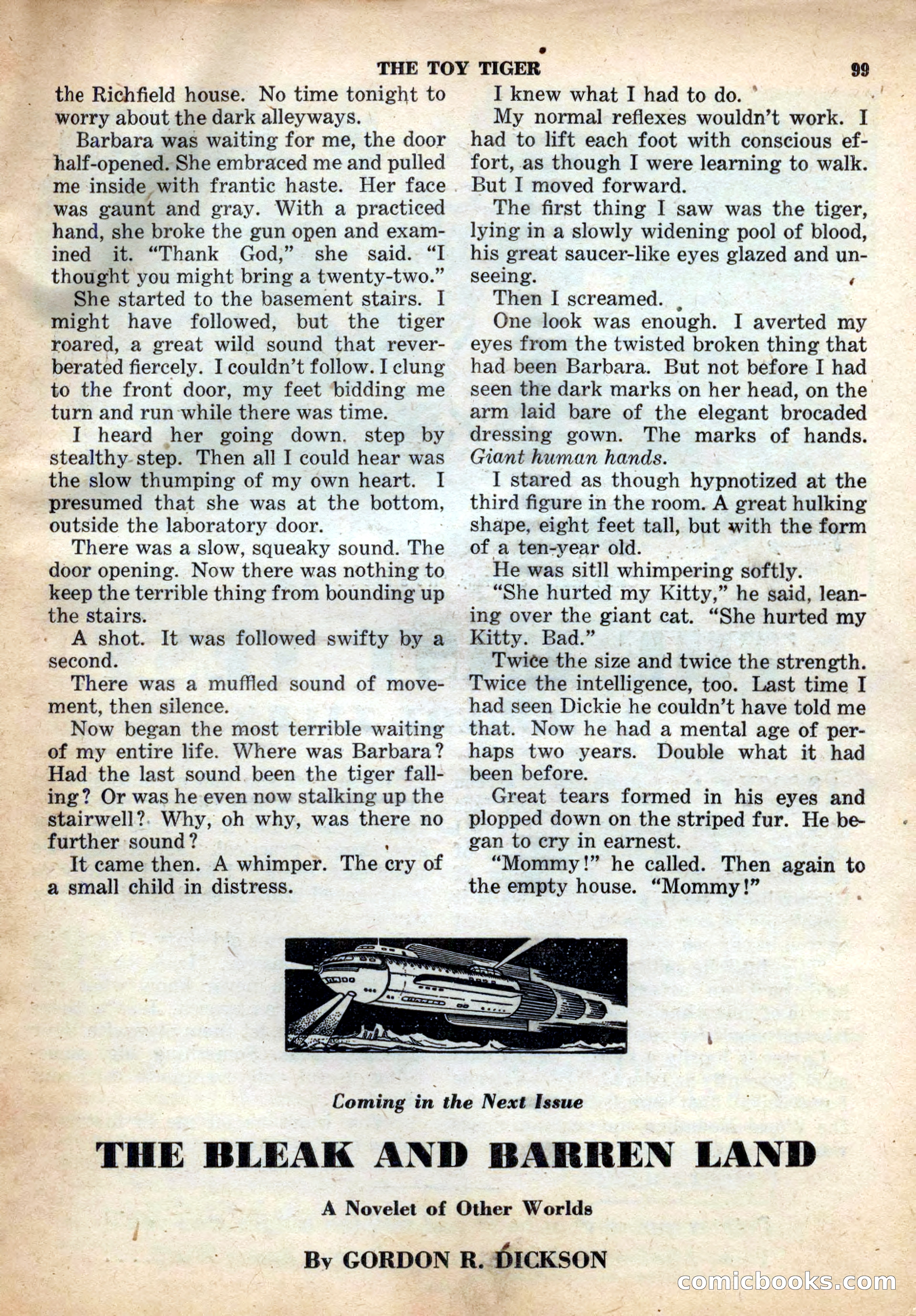 Space Stories, December 1952 — page 99 of 132