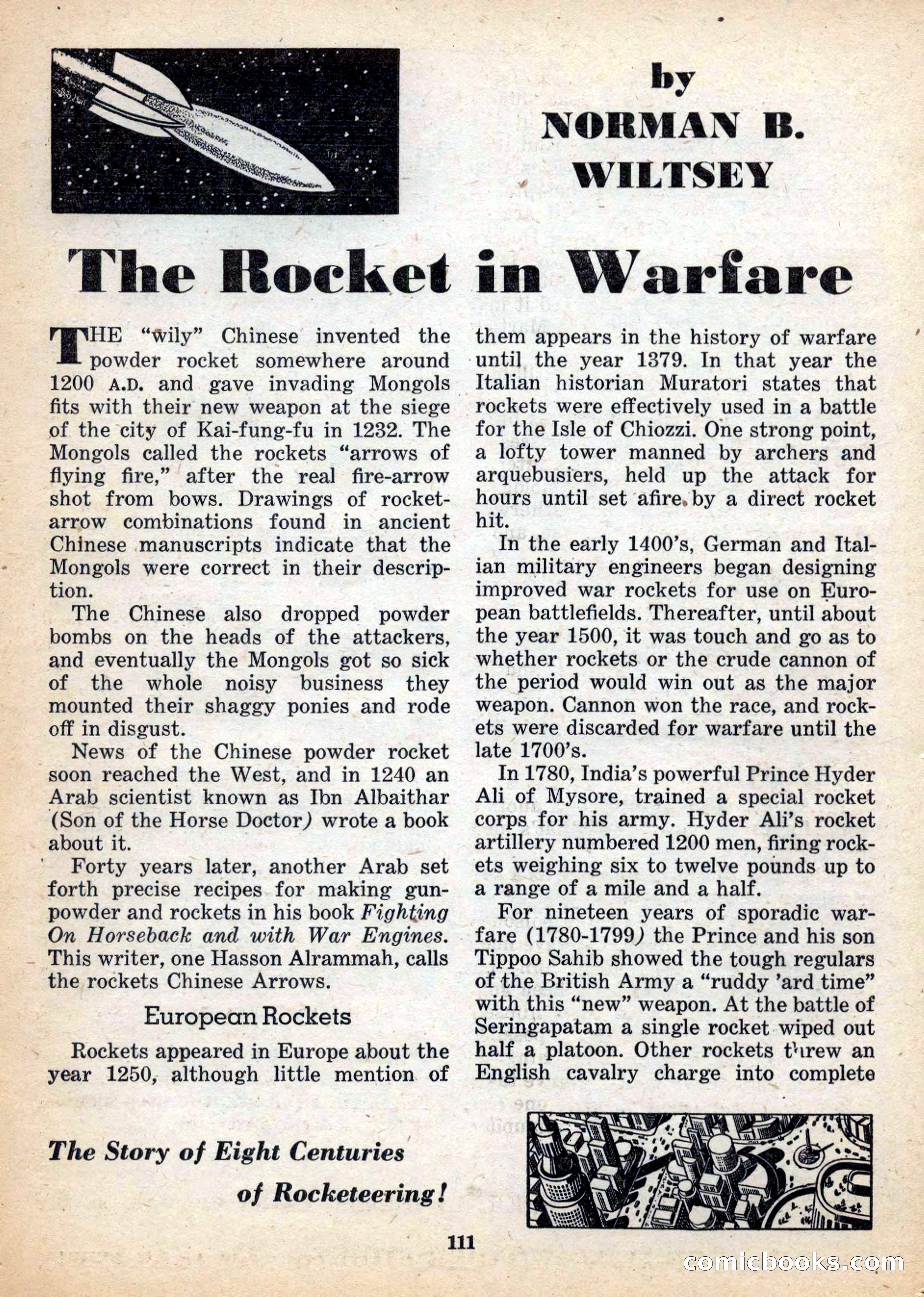 Space Stories, December 1952 — page 111 of 132