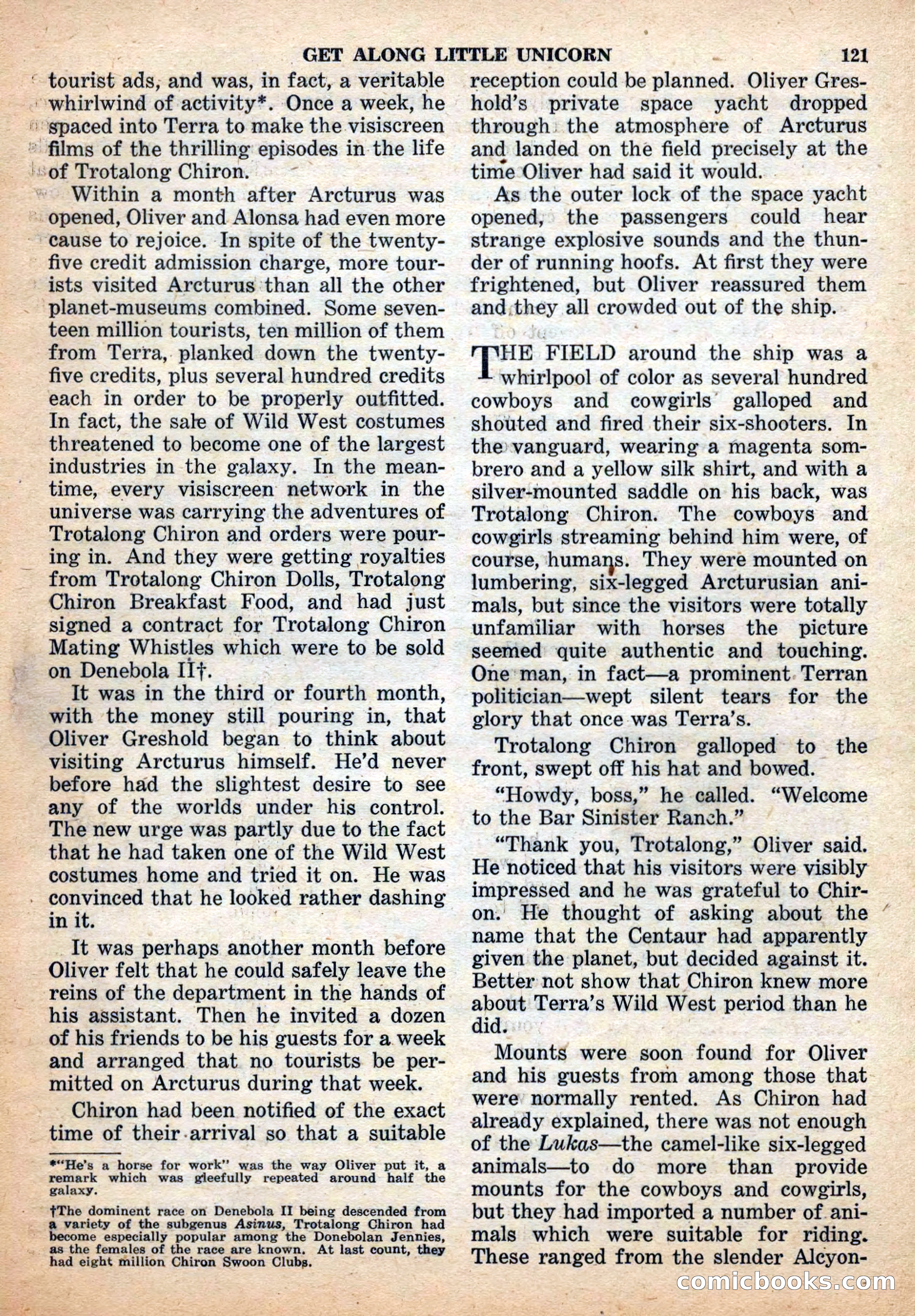 Space Stories, December 1952 — page 121 of 132